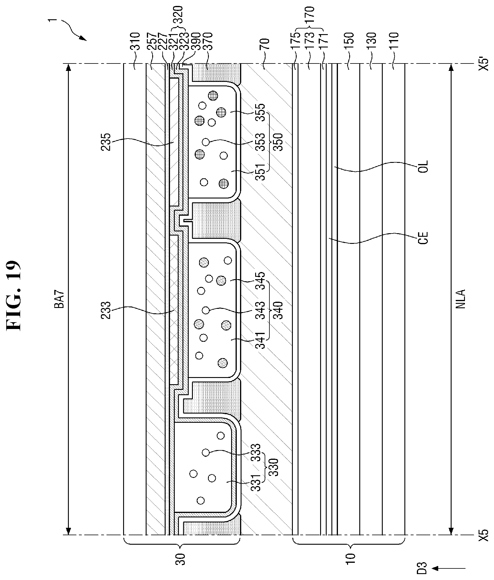Patent US12329012 Figure 15 – Color conversion substrate, method of manufacturing color conversion substrate, and display device