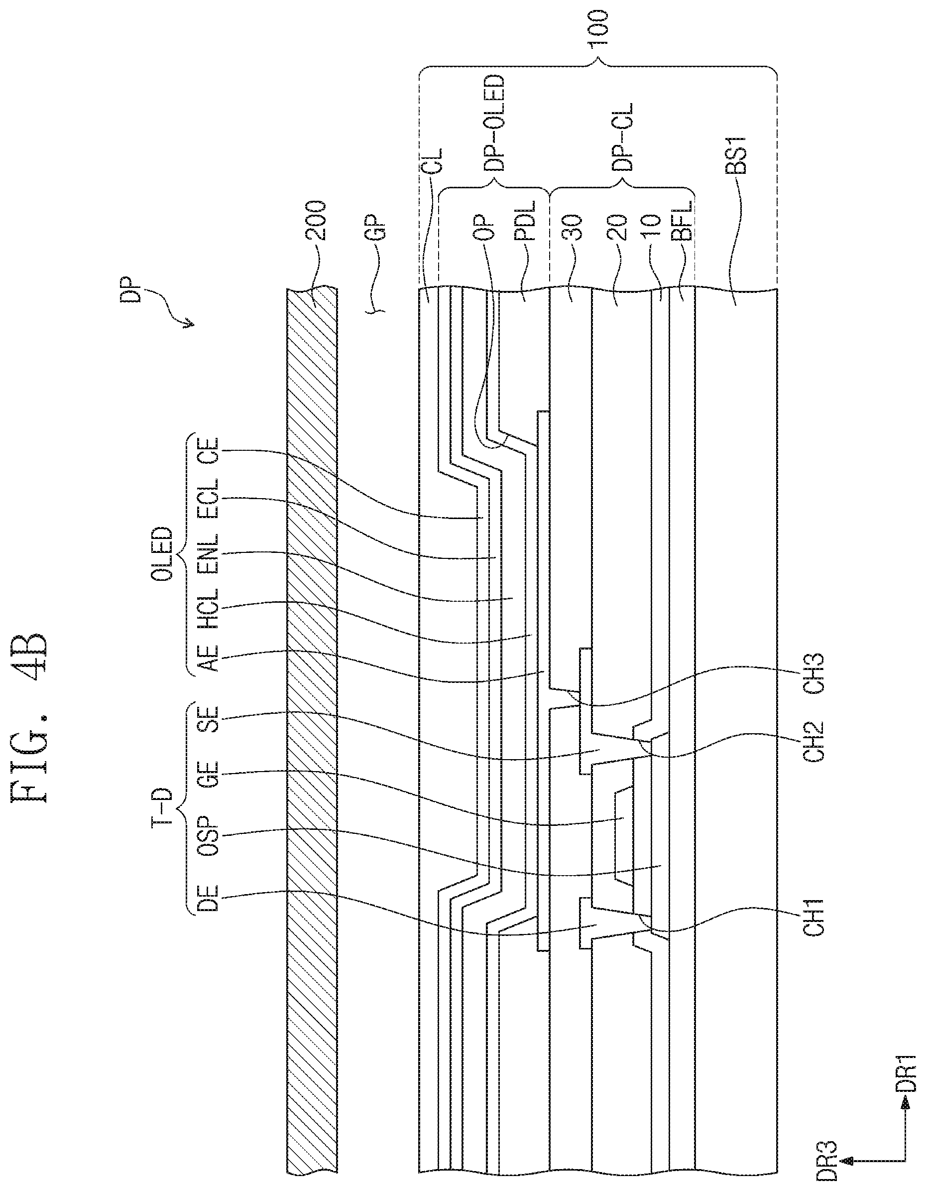 Patent US12329013 Figure 4 – Display panel and method for manufacturing the same