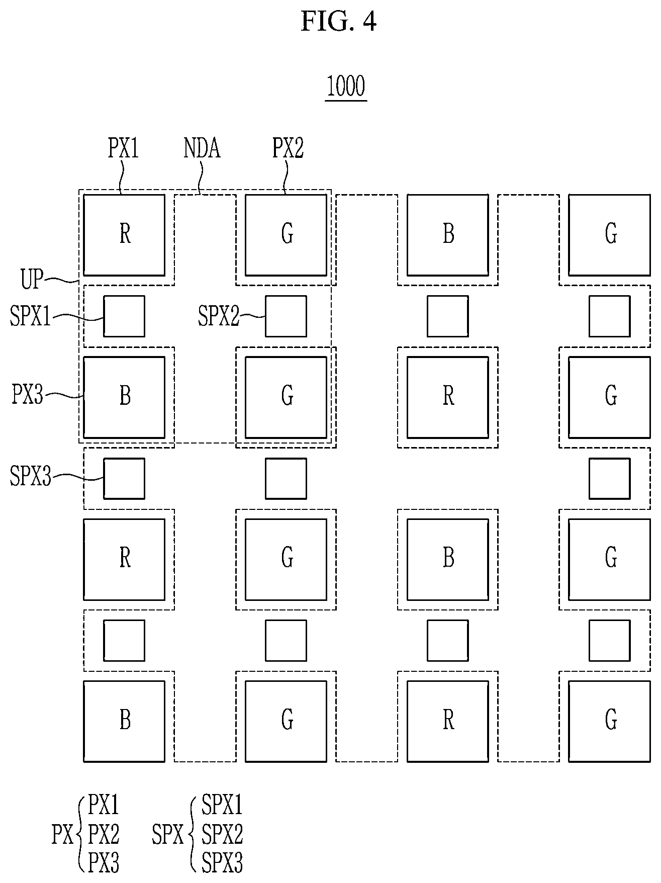Patent US12329015 Figure 4 – Sensor embedded display panel and electronic device