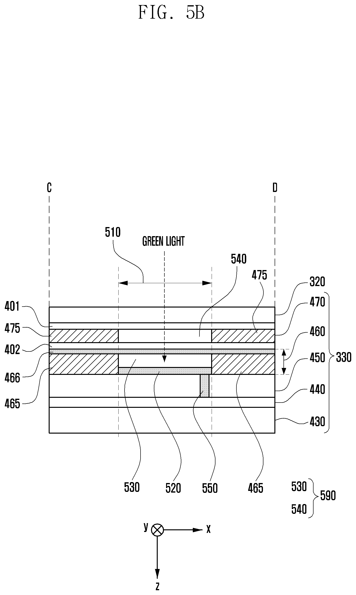 Patent US12329016 Figure 8 – Electronic device having display including light sensor