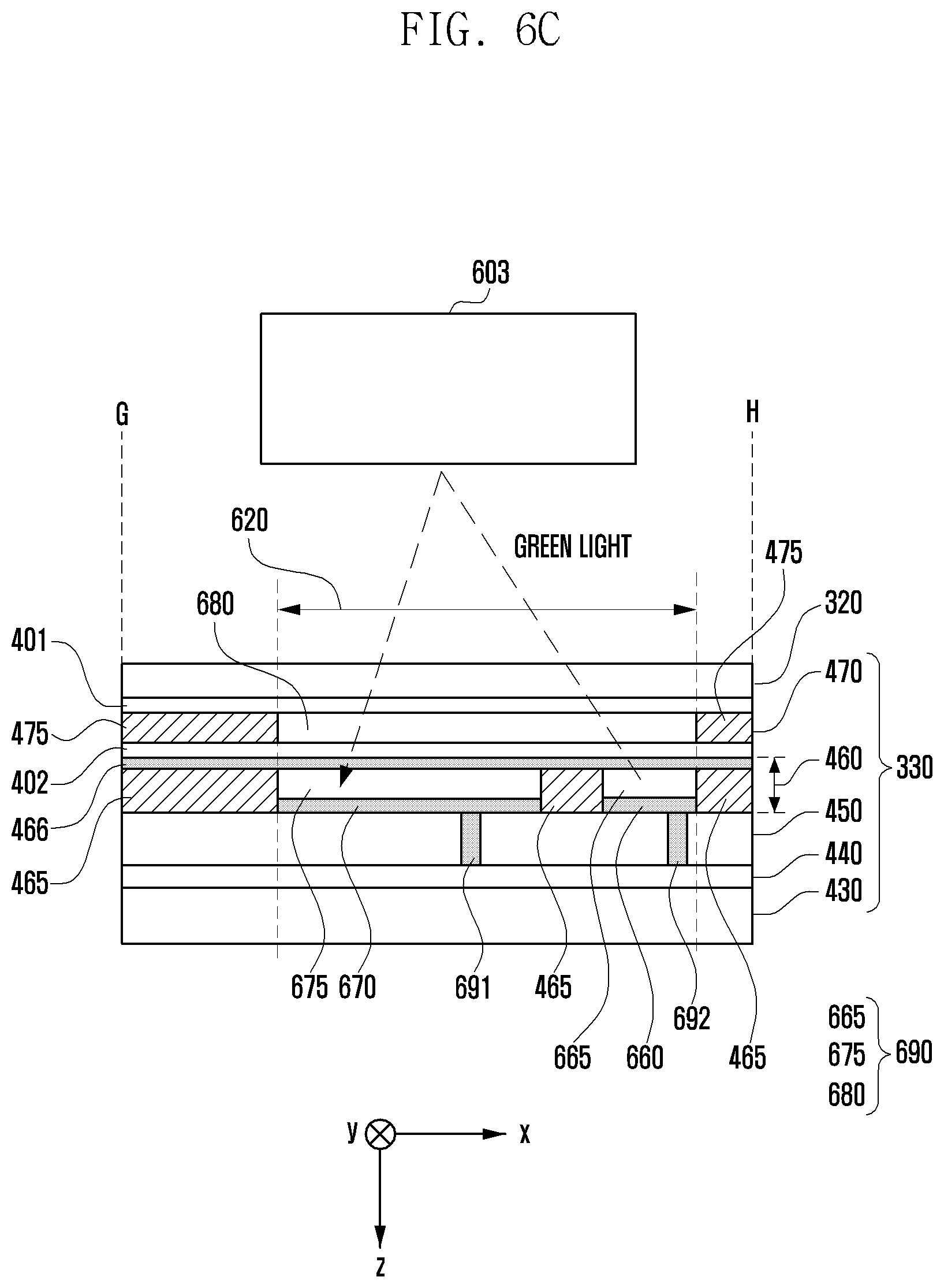 Patent US12329016 Figure 11 – Electronic device having display including light sensor