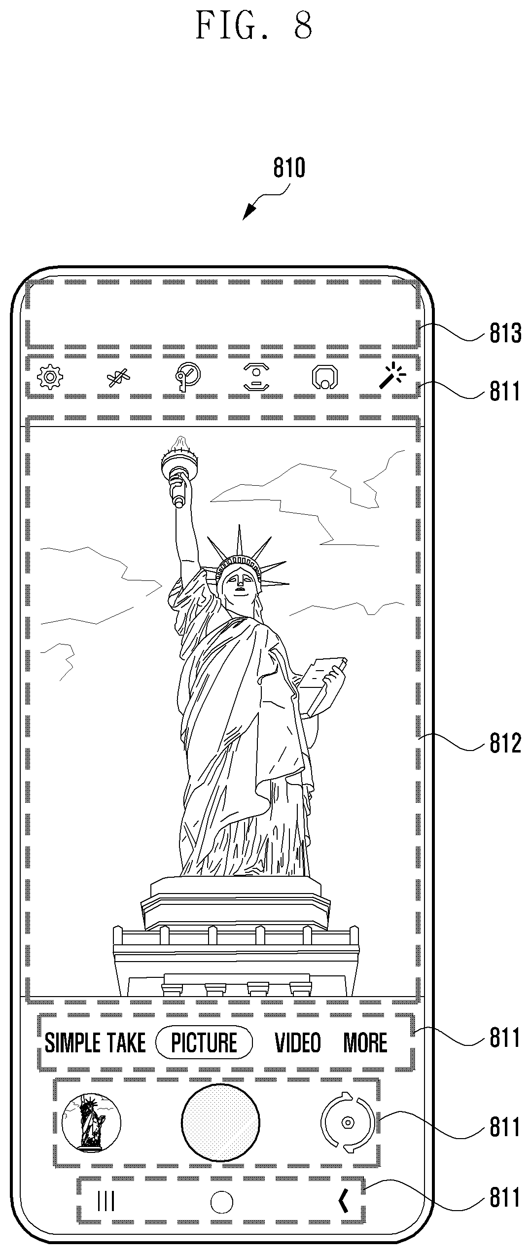 Patent US12329016 Figure 13 – Electronic device having display including light sensor