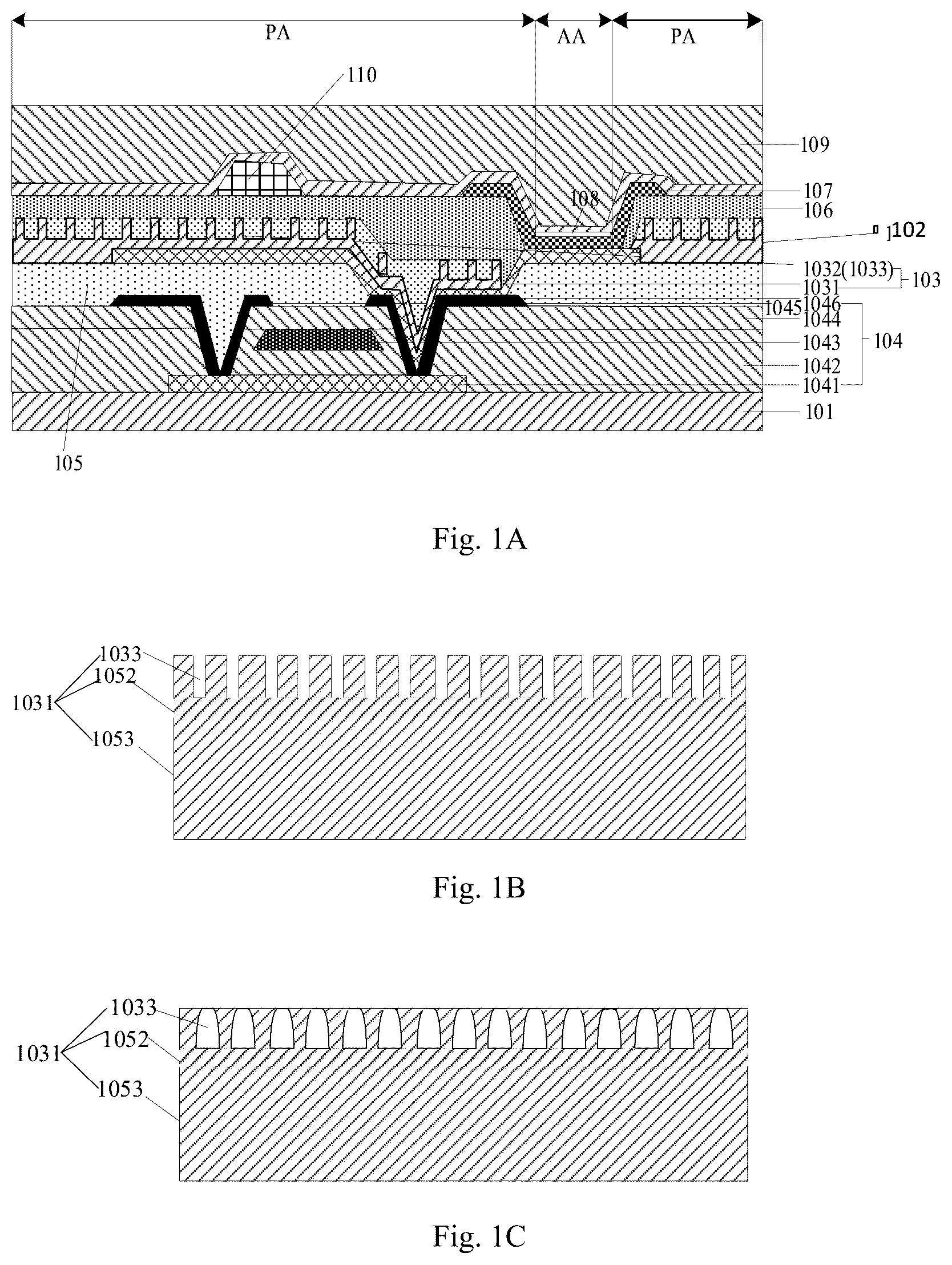 Patent US12329020 Figure 1 – Display substrate, manufacturing method thereof and display apparatus