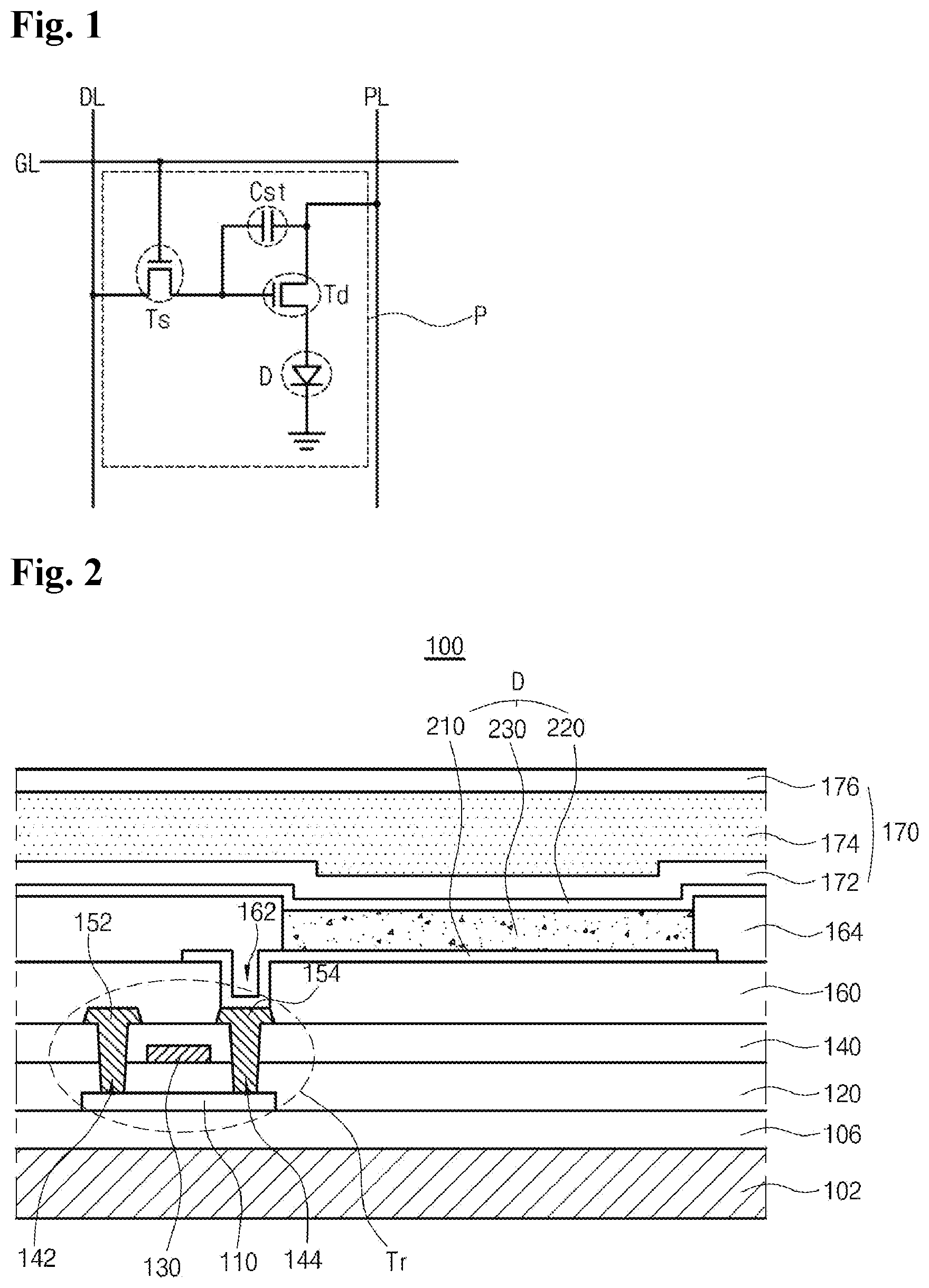 Patent US12329030 Figure 1 – Organic compound, organic light emitting diode and organic light emitting device having the compound