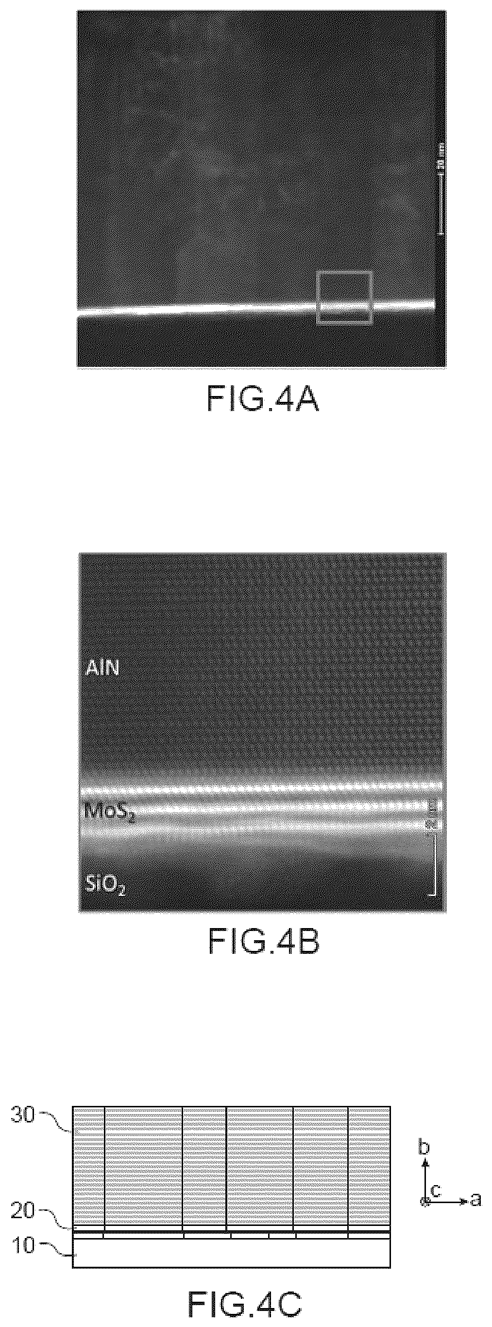 Patent US12329032 Figure 4 – Method for manufacturing a layer of textured aluminum nitride