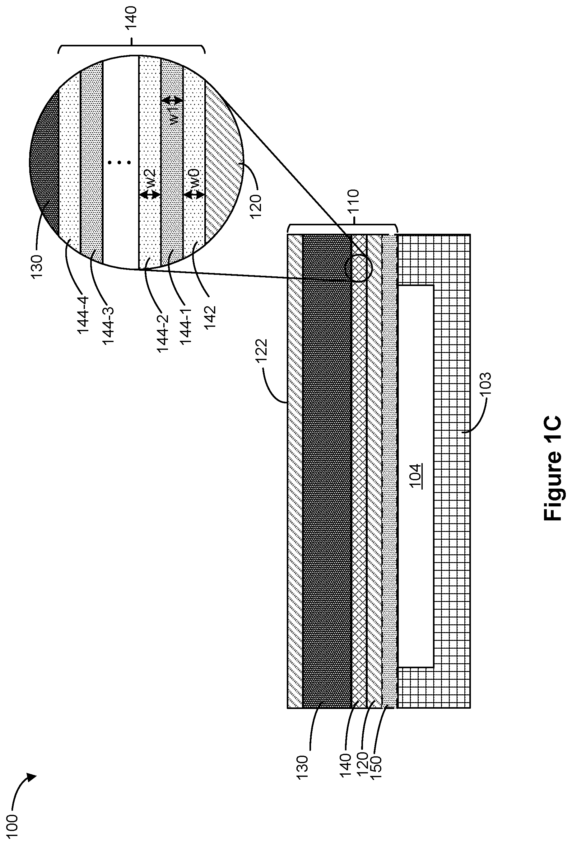Patent US12329035 Figure 3 – Bulk acoustic wave resonator with improved structures