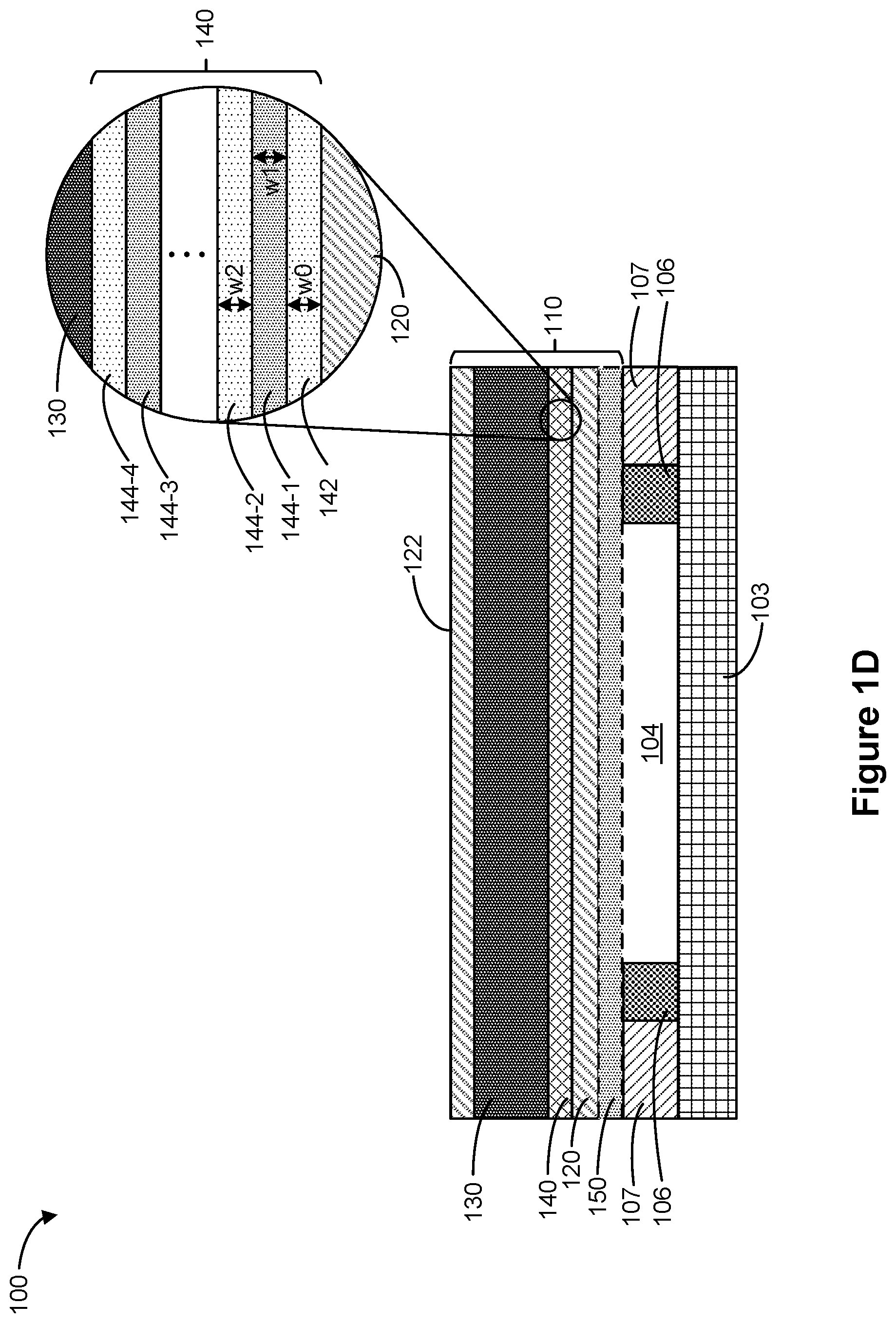 Patent US12329035 Figure 4 – Bulk acoustic wave resonator with improved structures