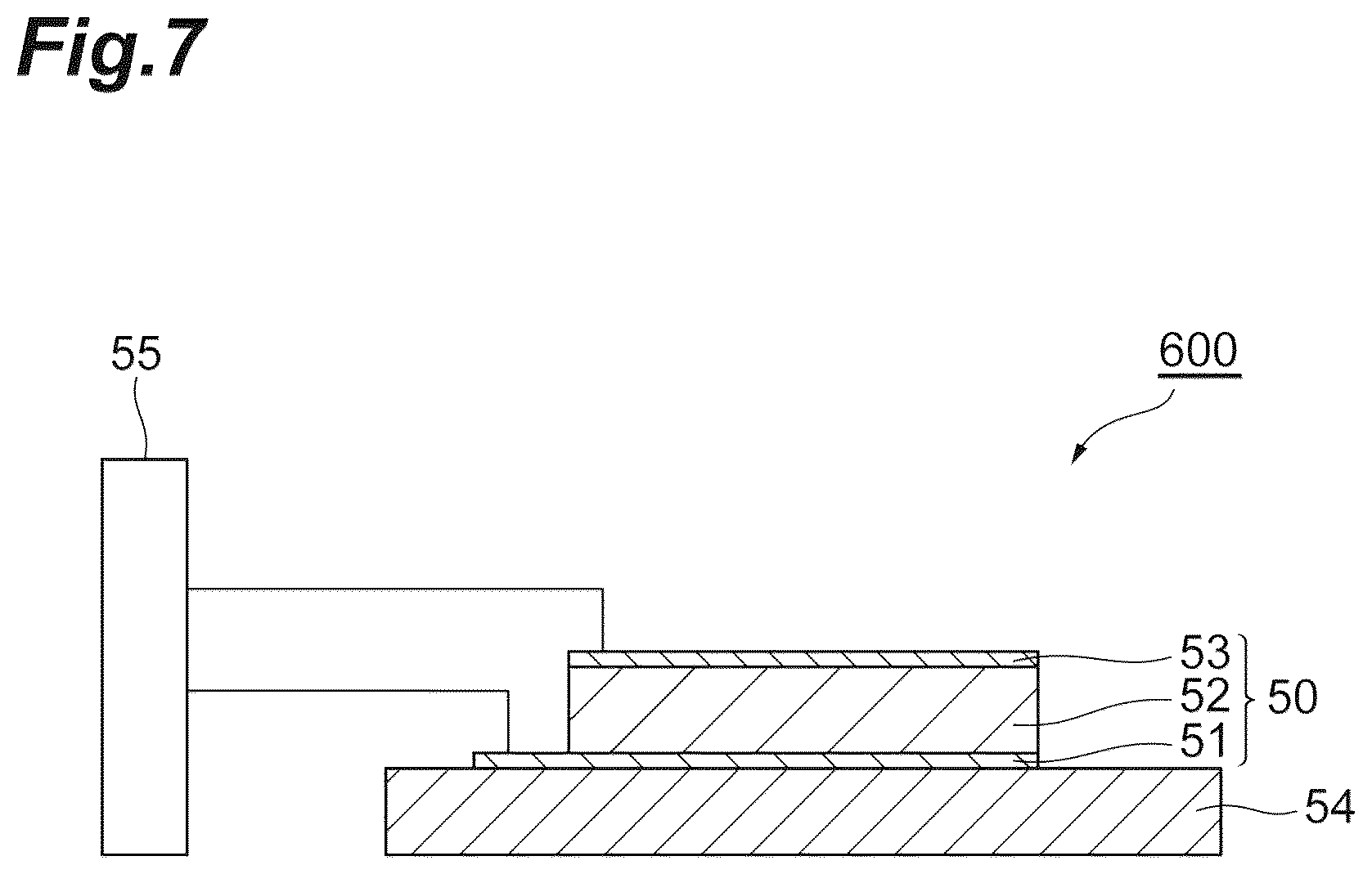 Patent US12329036 Figure 7 – Dielectric thin film, dielectric thin film element, piezoelectric actuator, piezoelectric sensor, head assembly, head stack assembly, hard disk drive, printer head and inkjet printer device
