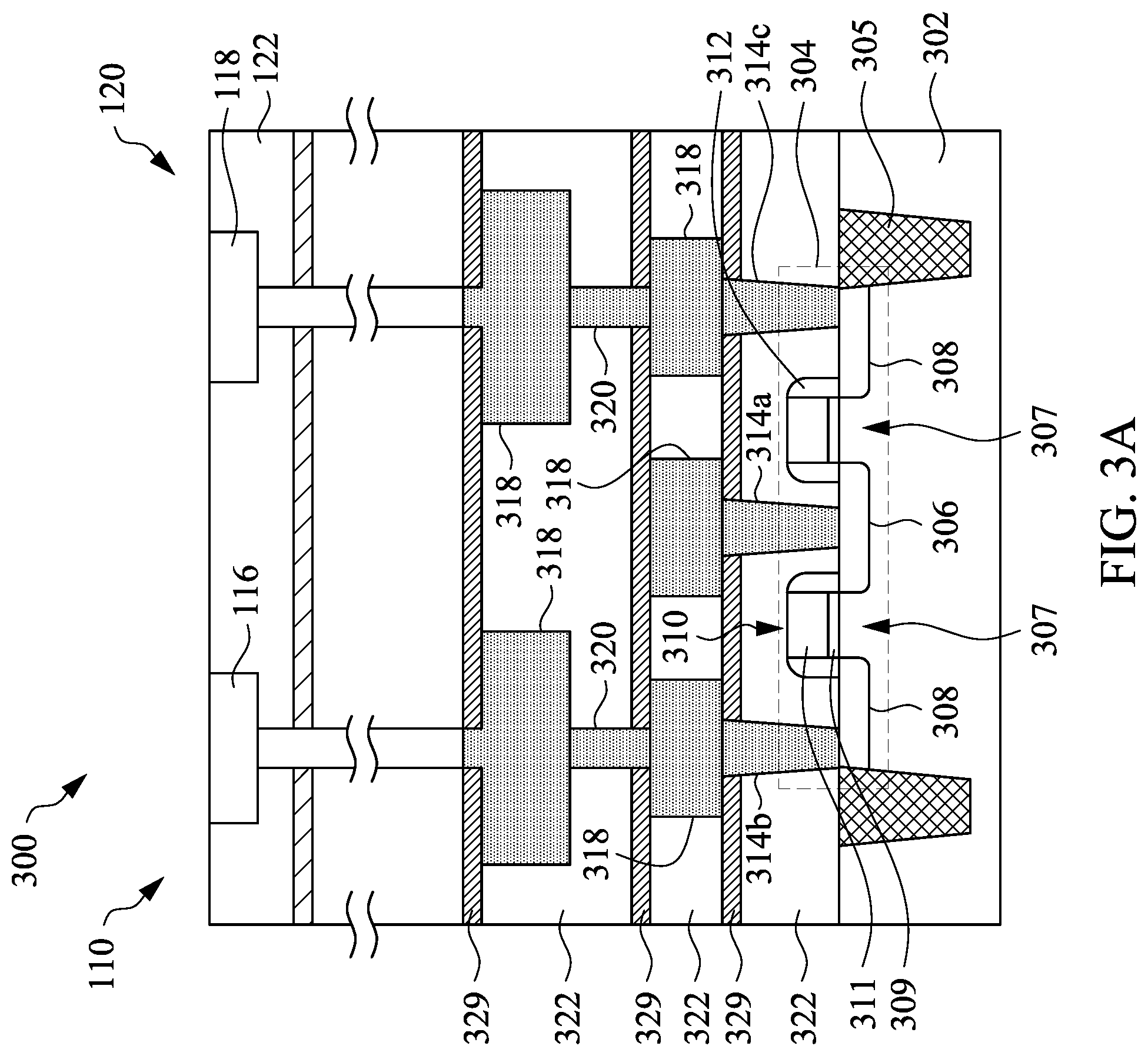 Patent US12329039 Figure 3 – Magnetic tunnel junction structures with protection outer layers