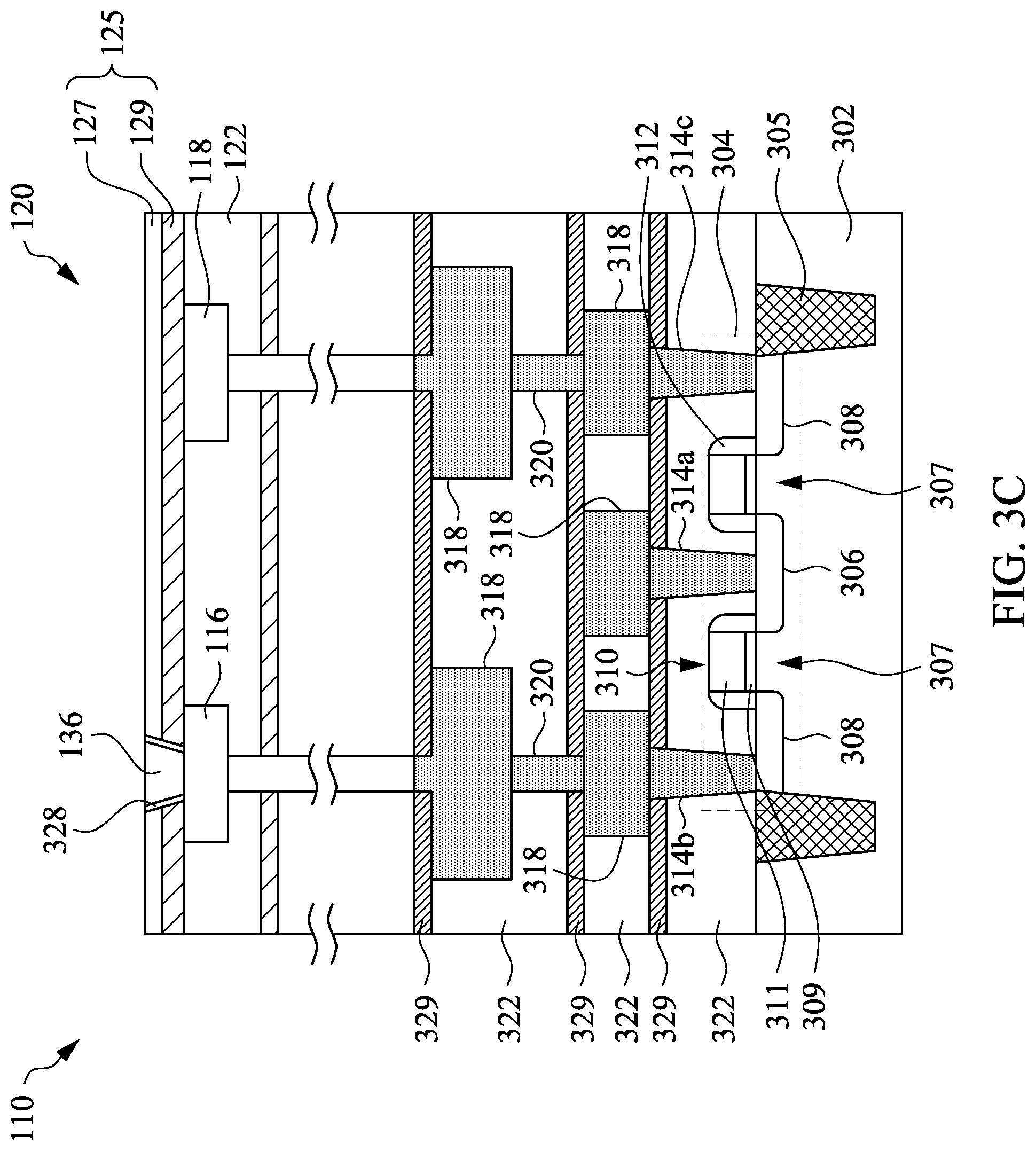 Patent US12329039 Figure 5 – Magnetic tunnel junction structures with protection outer layers