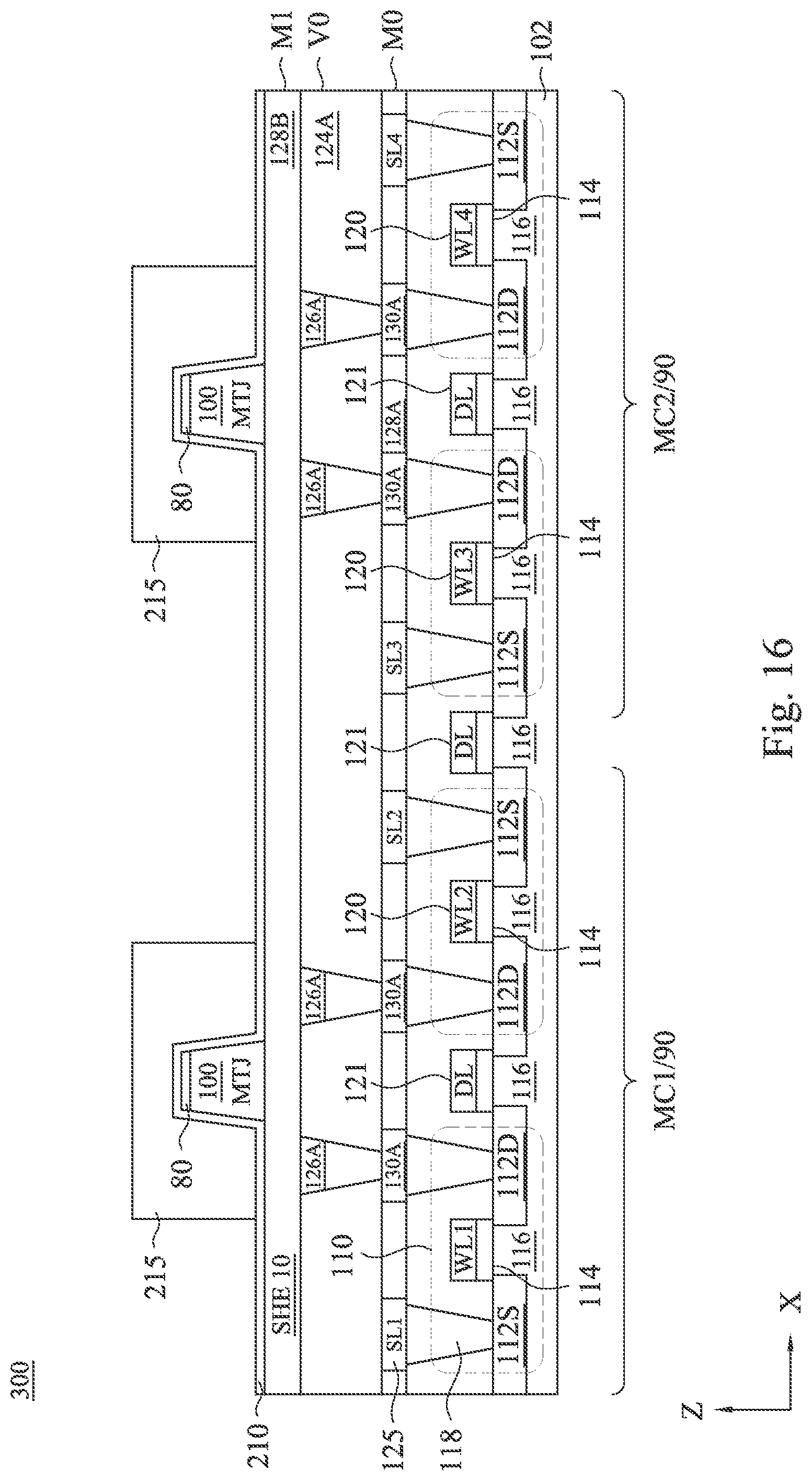 Patent US12329041 Figure 15 – Magnetic tunneling junction with synthetic free layer for SOT-MRAM