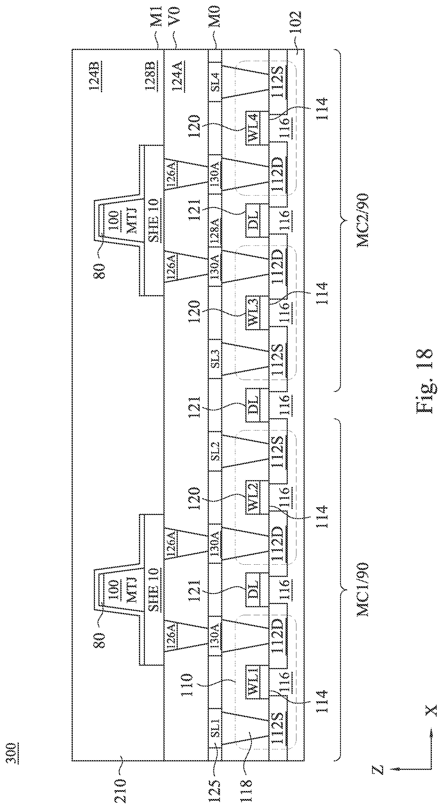 Patent US12329041 Figure 17 – Magnetic tunneling junction with synthetic free layer for SOT-MRAM