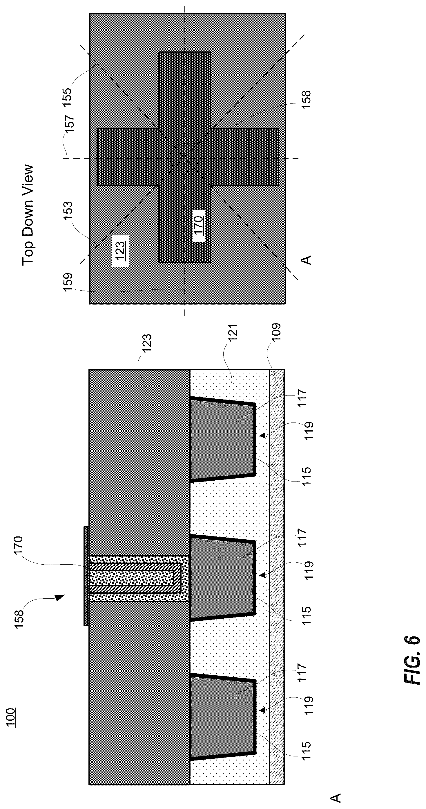 Patent US12329045 Figure 6 – Phase change memory programming current leakage reduction