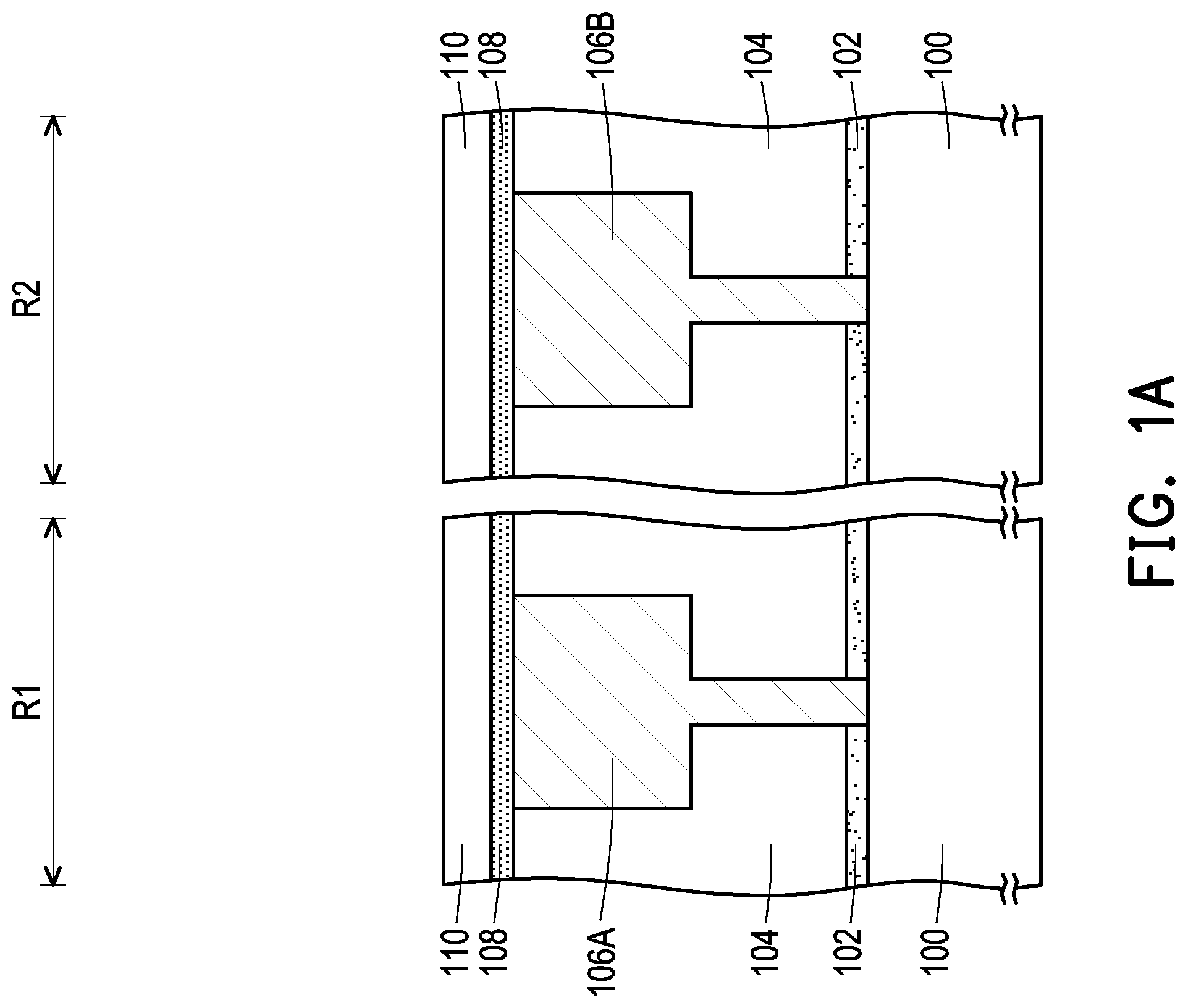 Patent US12329046 Figure 1 – Resistive memory structure comprising variable resistance and hard mask layers