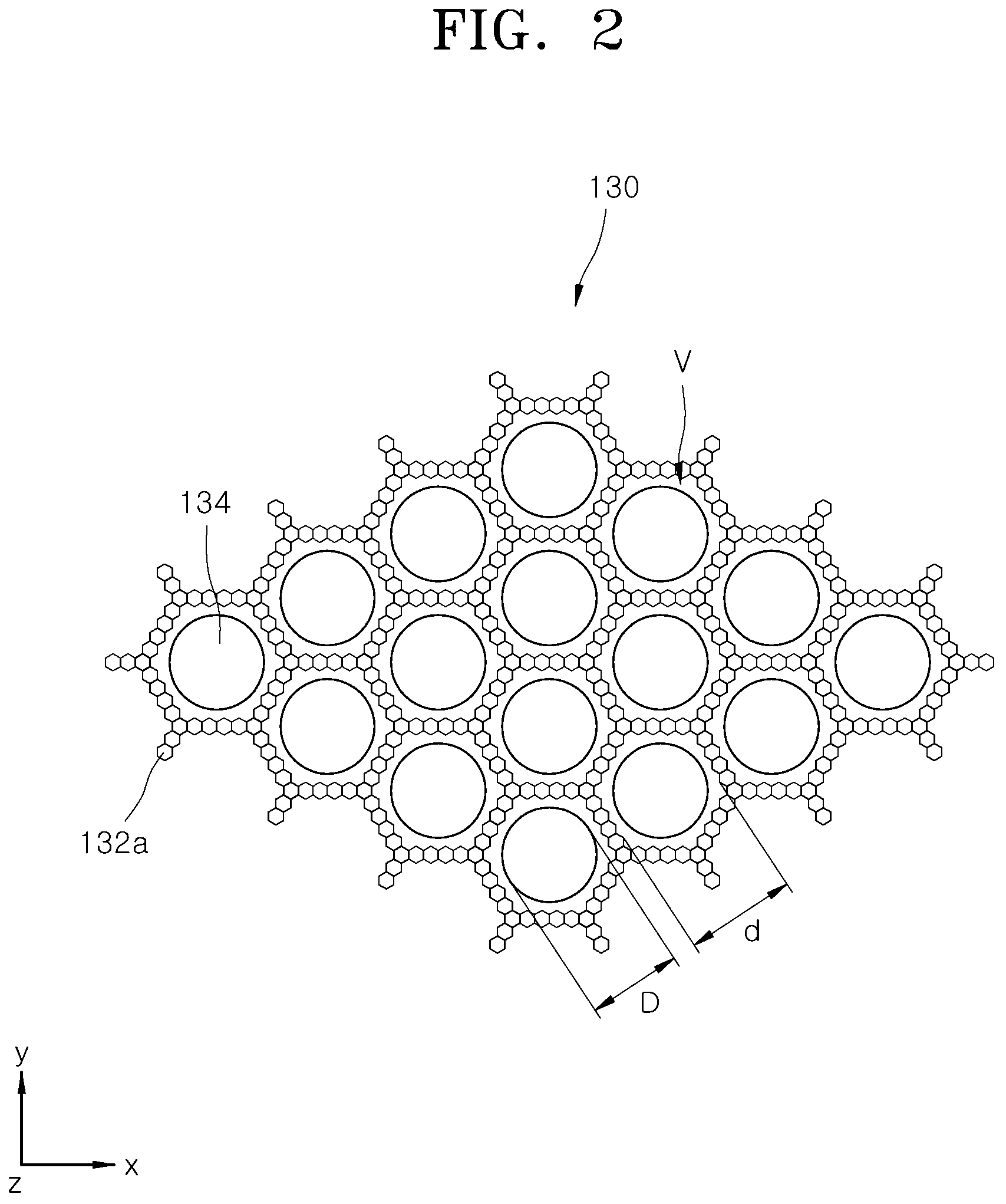 Patent US12329047 Figure 2 – Semiconductor device including resistance change layer and metal particle-embedded metal-organic framework layer and method of manufacturing the same