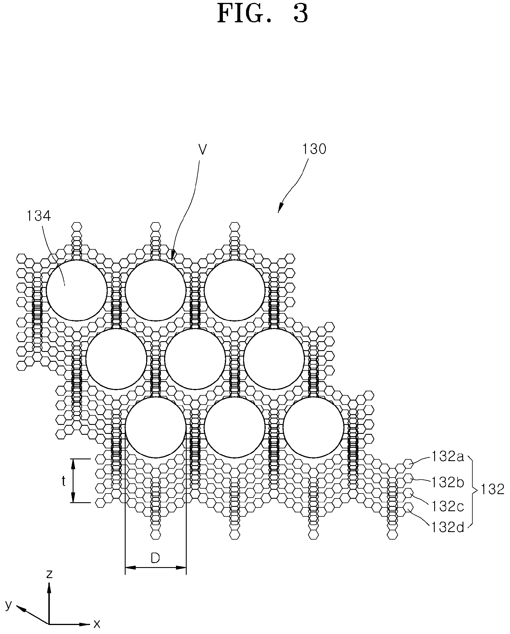 Patent US12329047 Figure 3 – Semiconductor device including resistance change layer and metal particle-embedded metal-organic framework layer and method of manufacturing the same