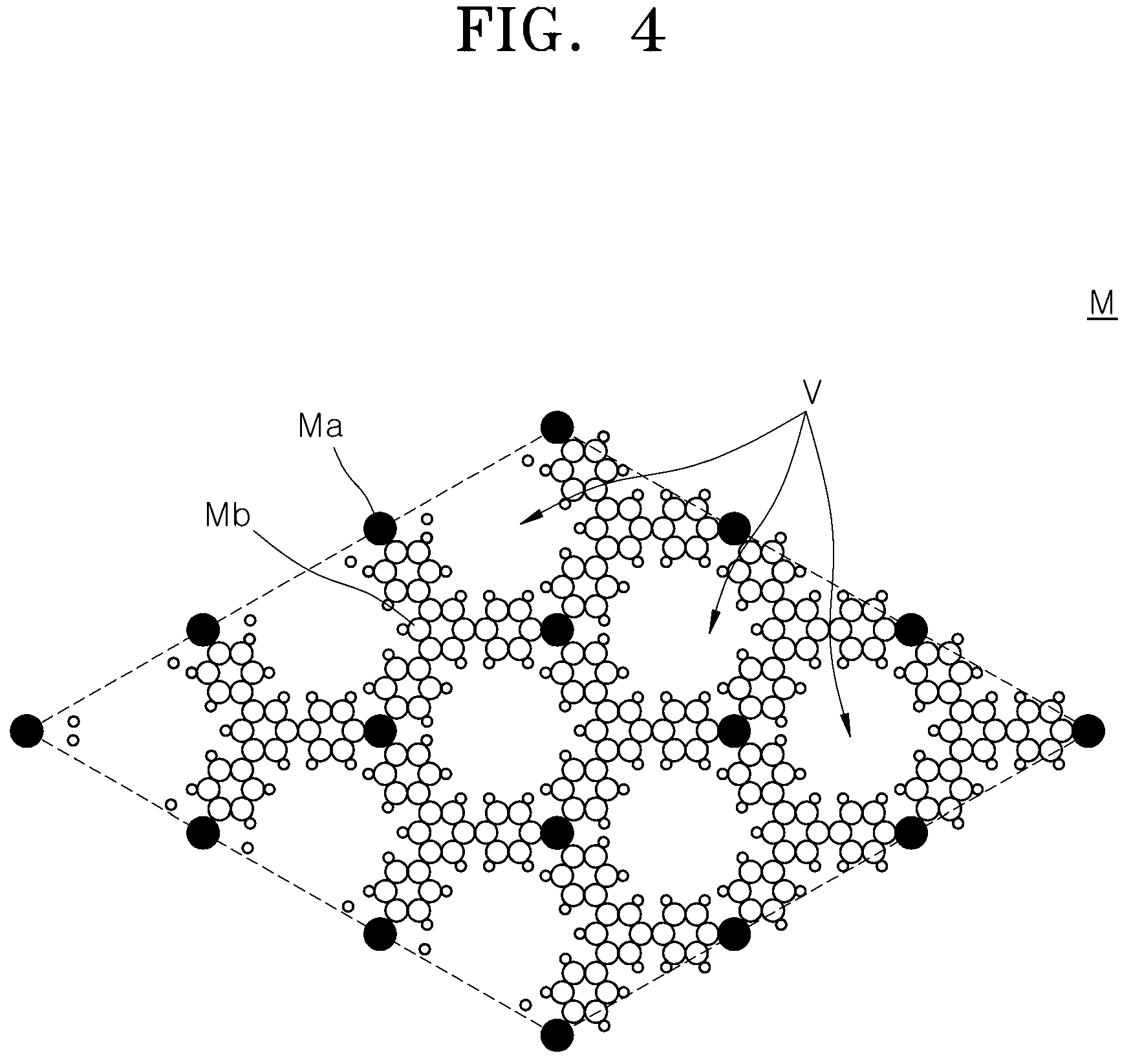Patent US12329047 Figure 4 – Semiconductor device including resistance change layer and metal particle-embedded metal-organic framework layer and method of manufacturing the same