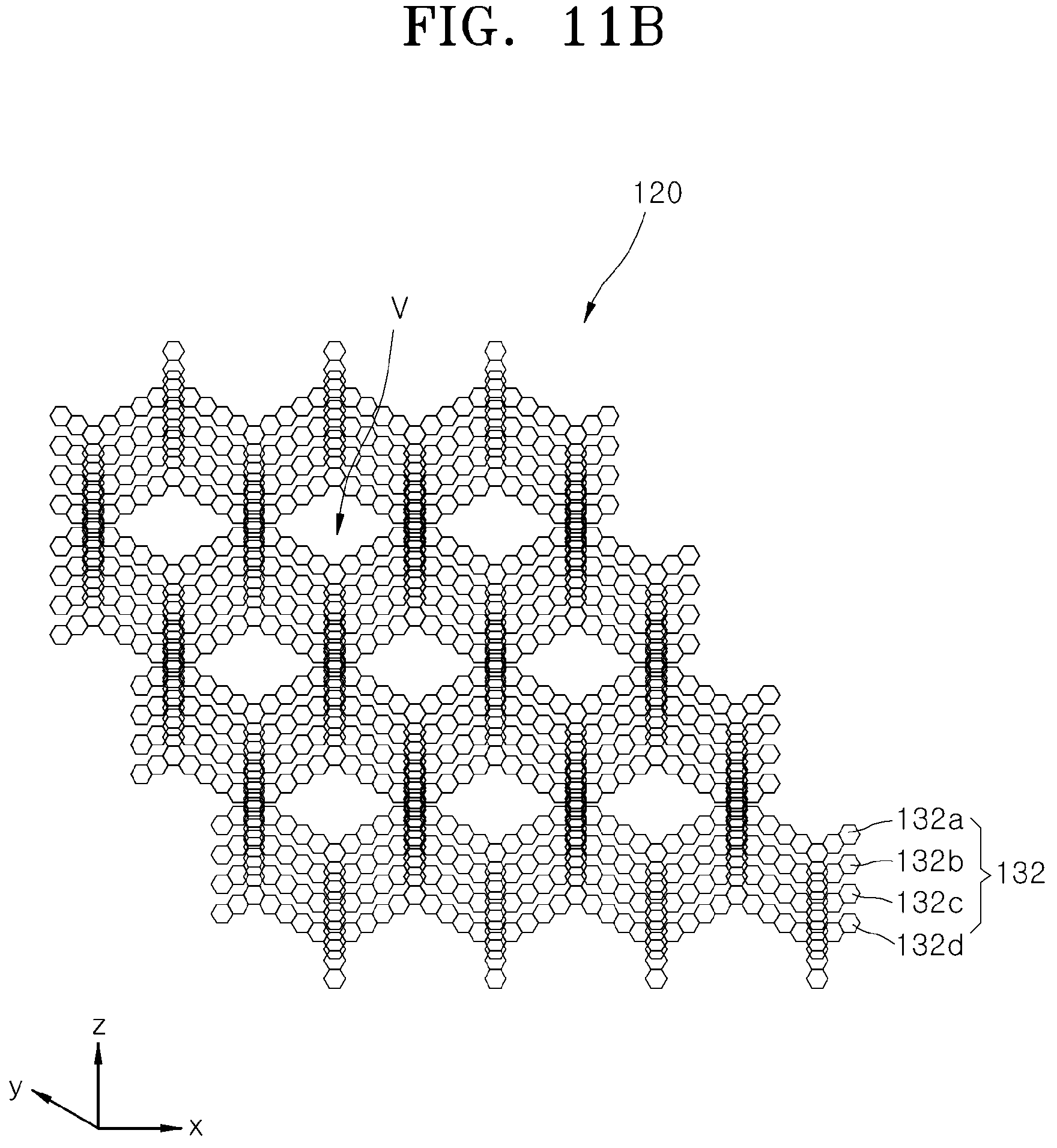 Patent US12329047 Figure 14 – Semiconductor device including resistance change layer and metal particle-embedded metal-organic framework layer and method of manufacturing the same