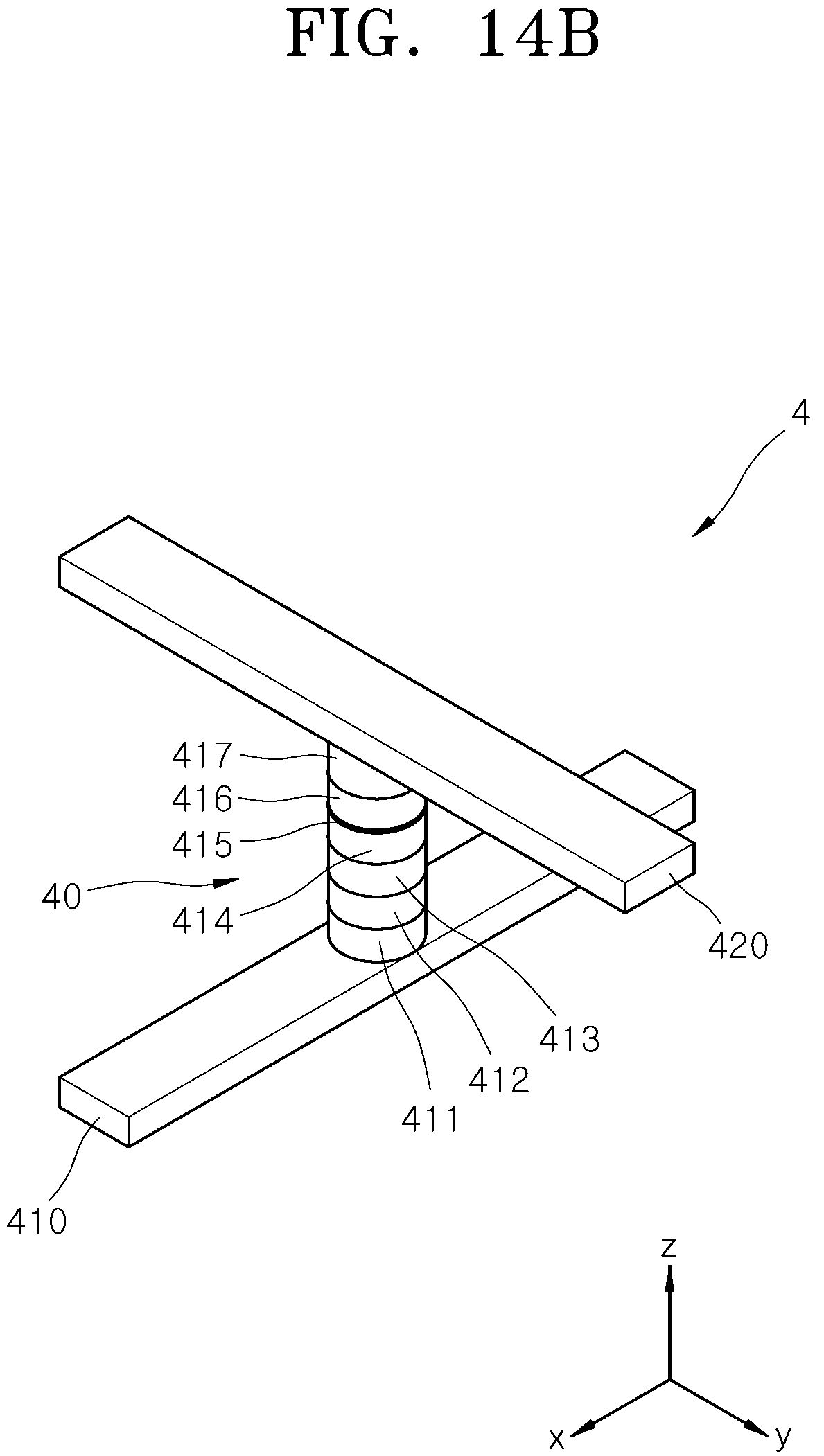 Patent US12329047 Figure 20 – Semiconductor device including resistance change layer and metal particle-embedded metal-organic framework layer and method of manufacturing the same