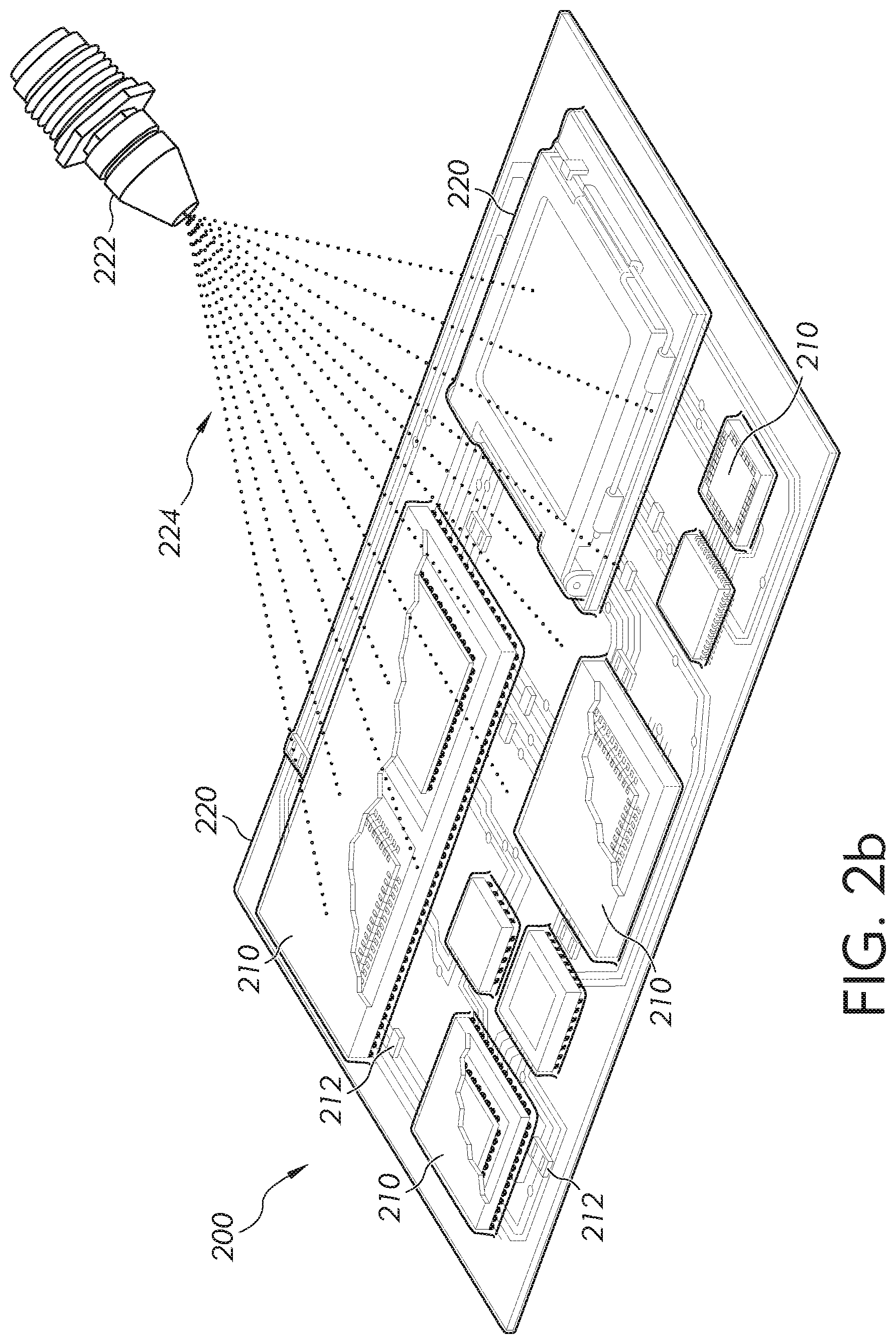 Patent US12331270 Figure 4 – Solvent mixture for the removal of silicone conformal coatings from a printed circuit board