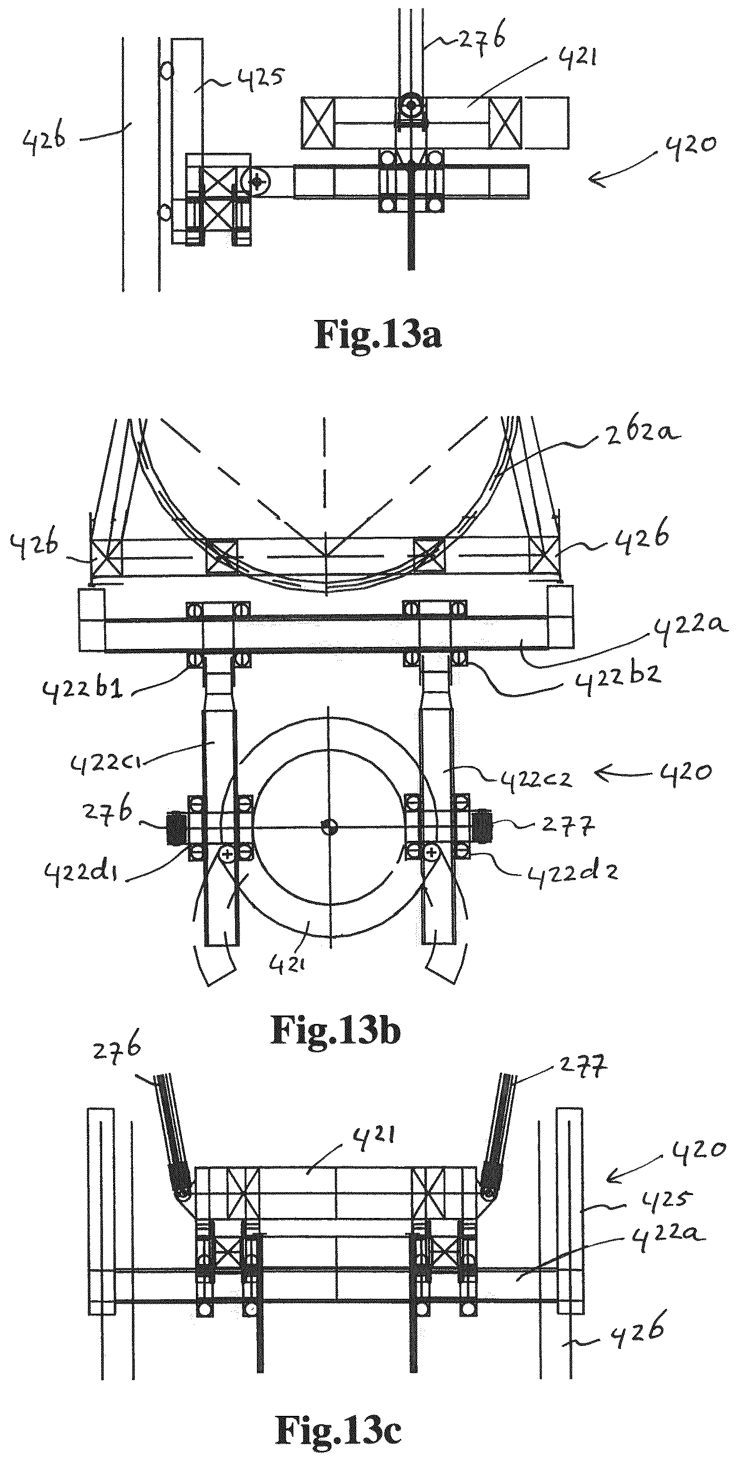 Patent US12331719 Figure 13 – Installation of a wind turbine on a floating foundation