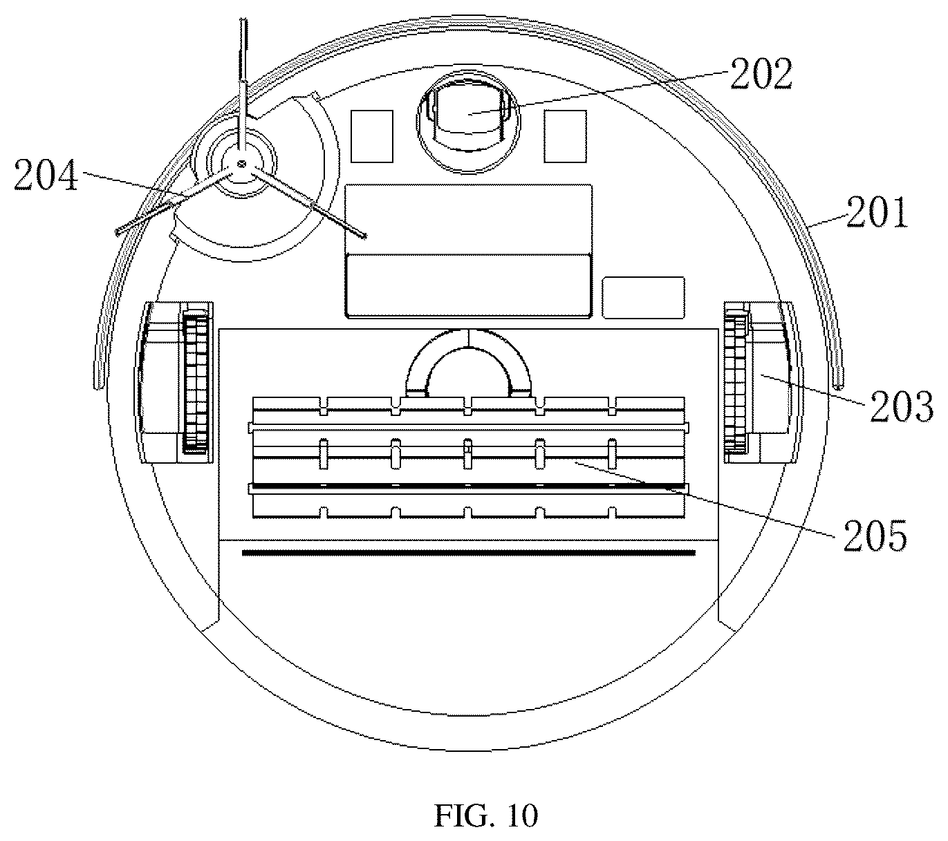 Patent US12331726 Figure 10 – Dust cleaning device for wind turbine blade