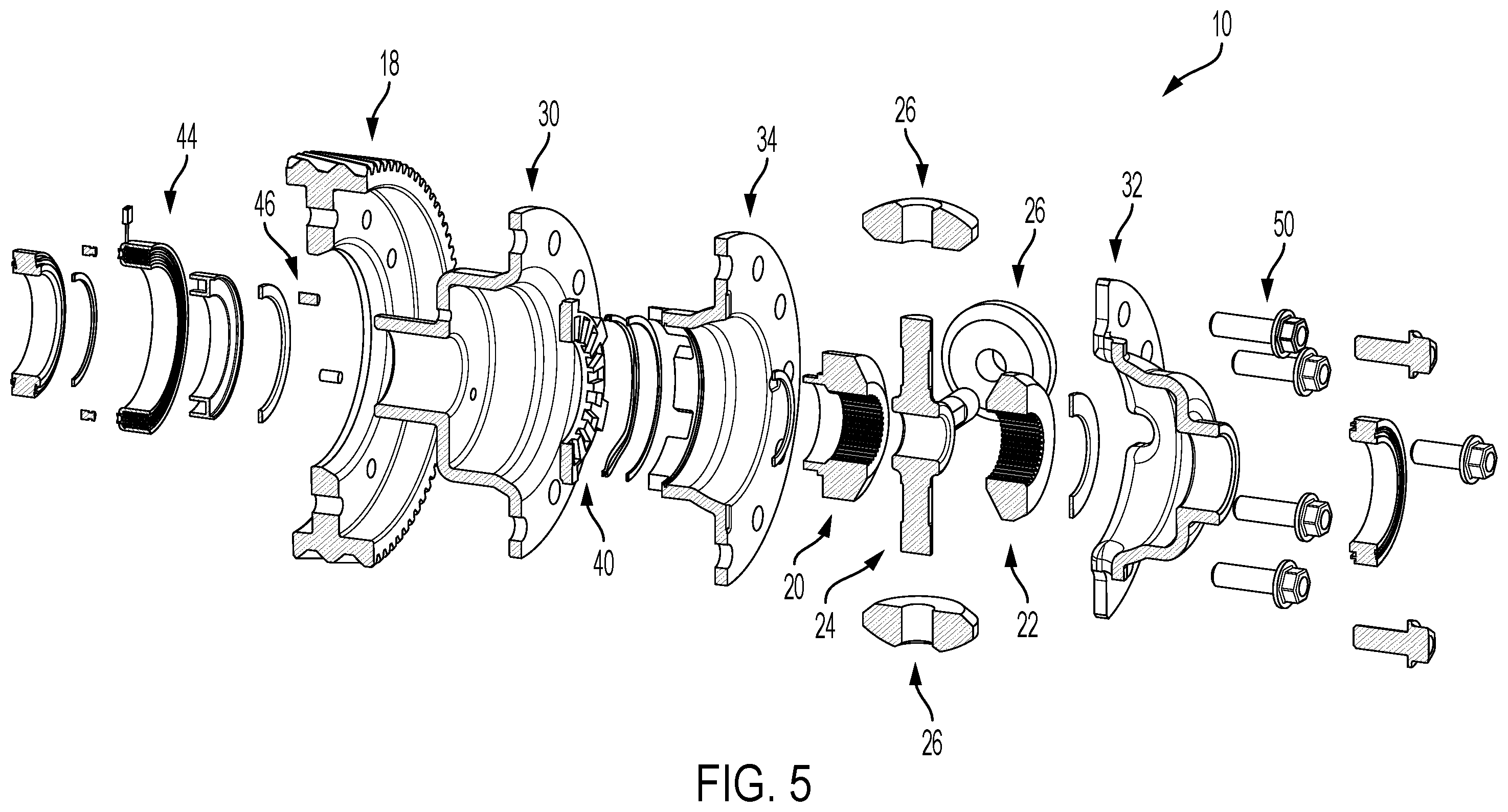 Patent US12331818 Figure 3 – Stamped metal differential for a motor vehicle drivetrain