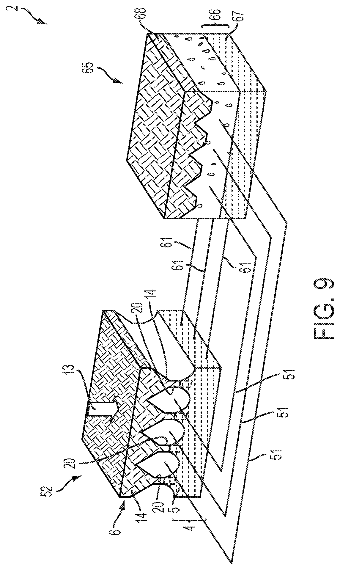 Patent US12332000 Figure 12 – Heat transfer device for high heat flux applications and related methods thereof