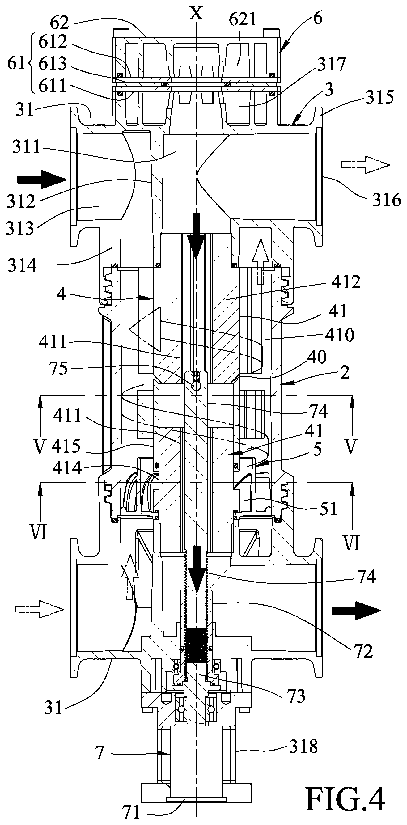 Patent US12332004 Figure 4 – Heat exchange device and heat exchange system having the same
