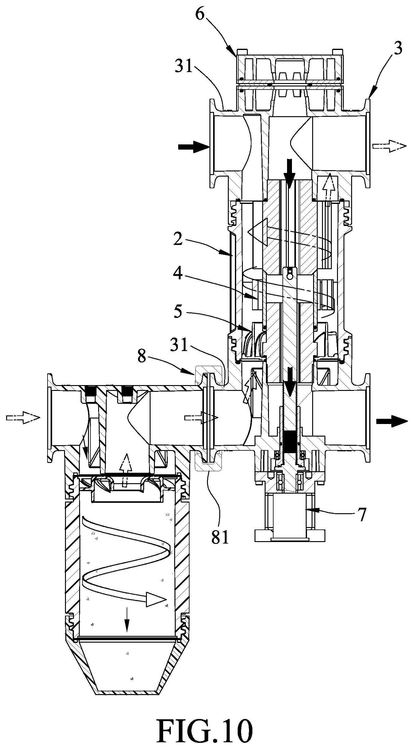 Patent US12332004 Figure 10 – Heat exchange device and heat exchange system having the same