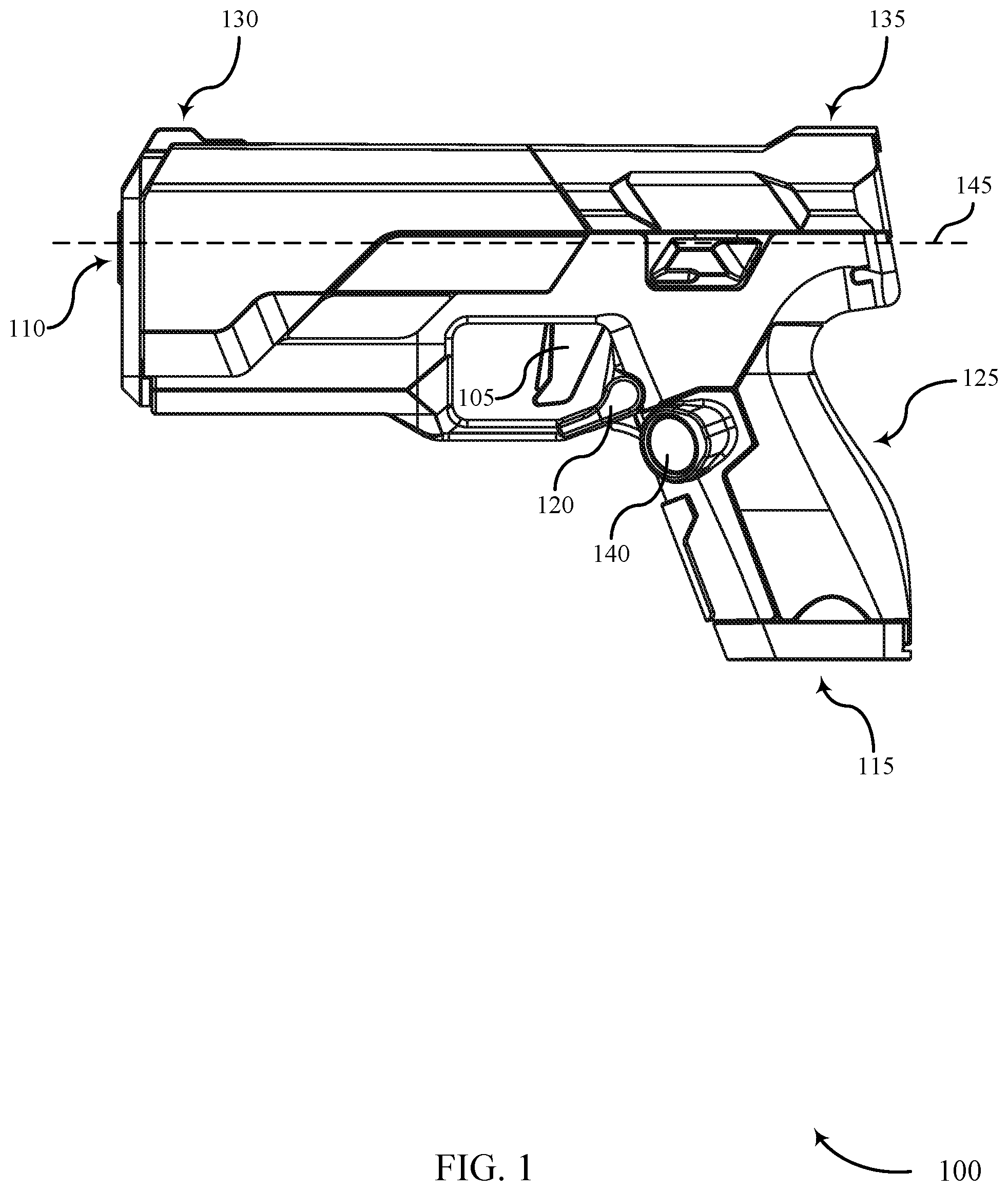 Patent US12332005 Figure 1 – User authentication at an electromechanical gun