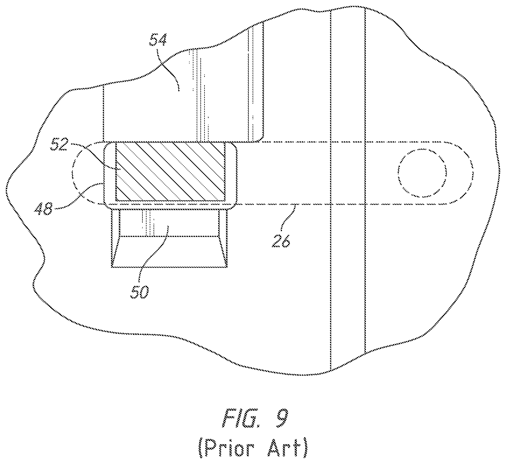 Patent US12332006 Figure 9 – Firearm magazine retention system with positive positioning feature