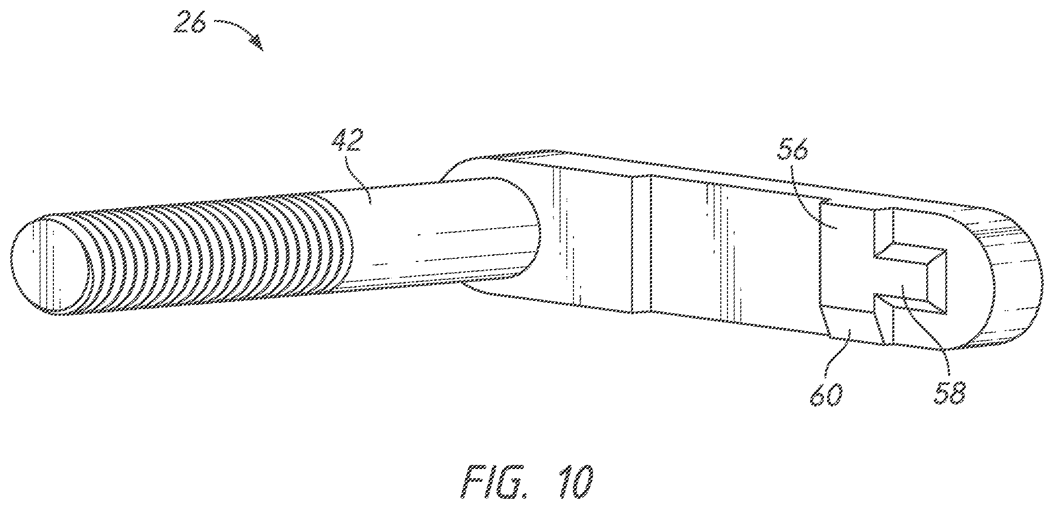 Patent US12332006 Figure 10 – Firearm magazine retention system with positive positioning feature