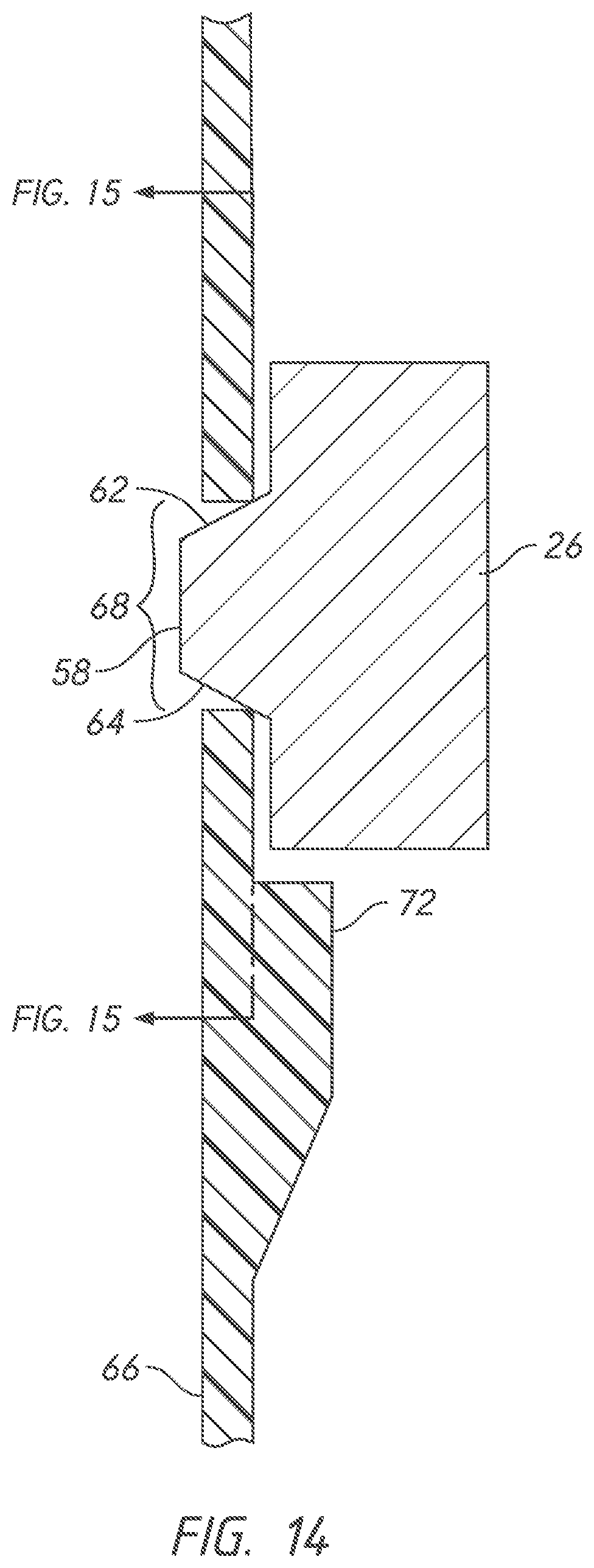 Patent US12332006 Figure 14 – Firearm magazine retention system with positive positioning feature