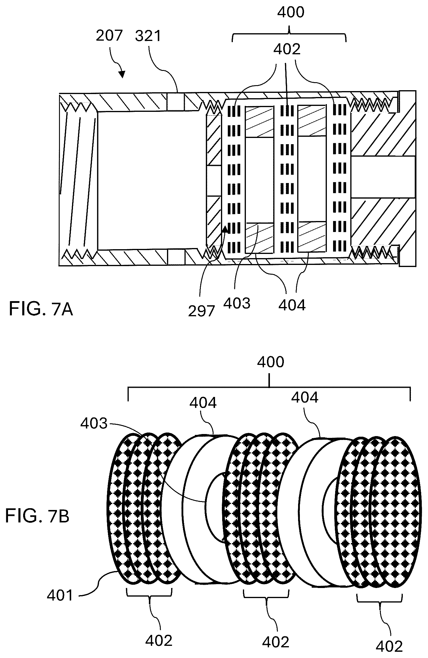 Patent US12332008 Figure 7 – Firearm suppressor integrated with handguard