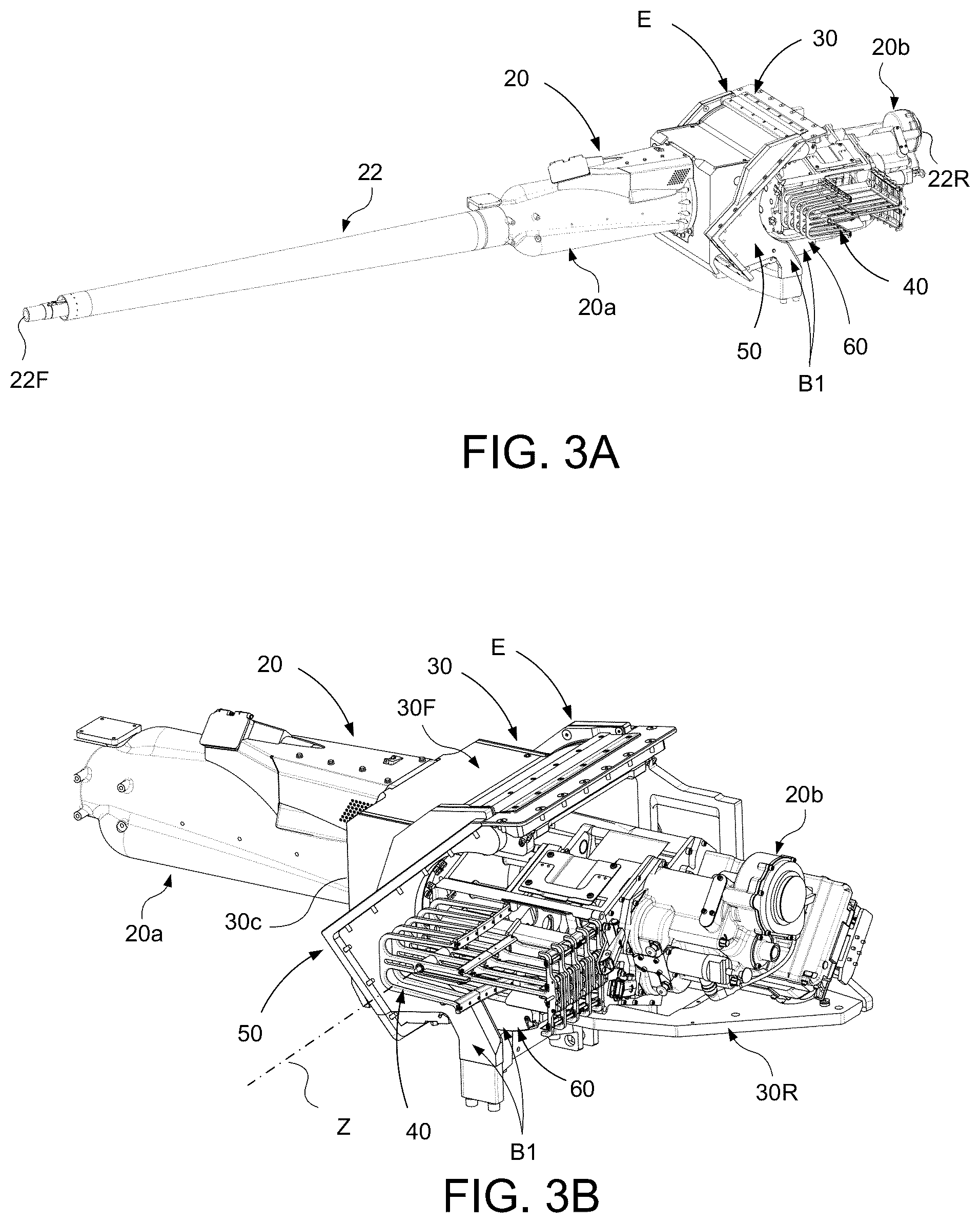 Patent US12332009 Figure 2 – Arrangement of an elevation device for a vehicle mounted weapon system