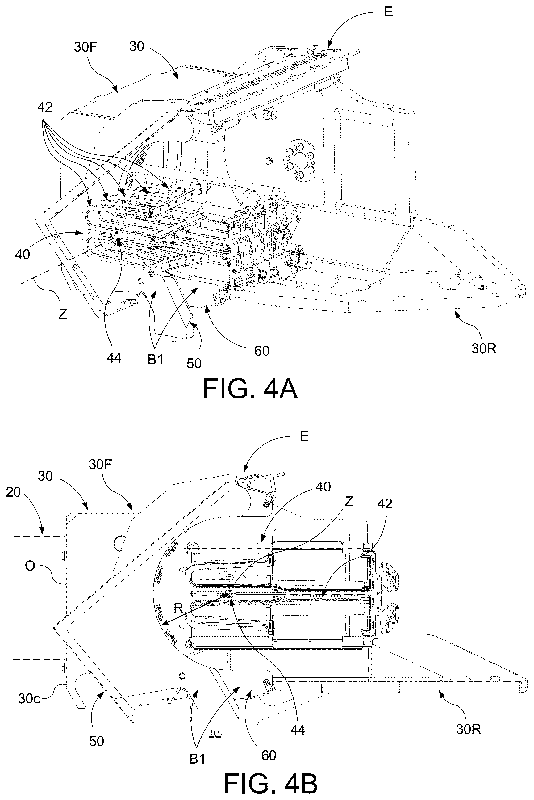 Patent US12332009 Figure 3 – Arrangement of an elevation device for a vehicle mounted weapon system