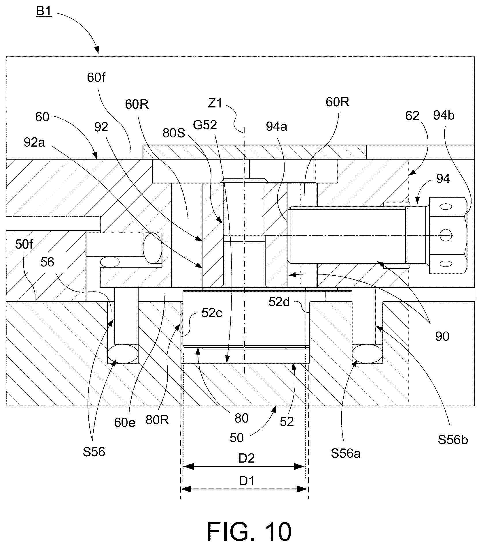 Patent US12332009 Figure 9 – Arrangement of an elevation device for a vehicle mounted weapon system