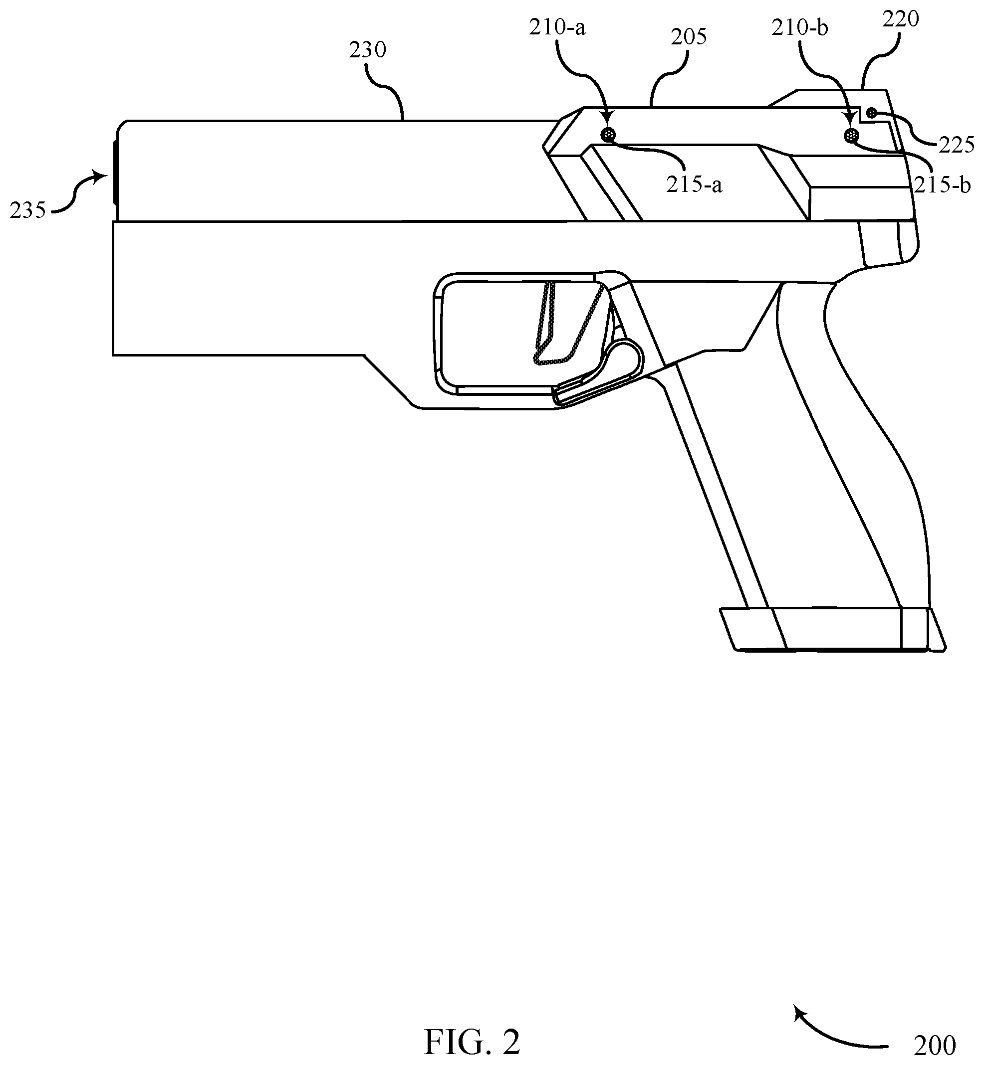 Patent US12332010 Figure 2 – Weapon slide cover