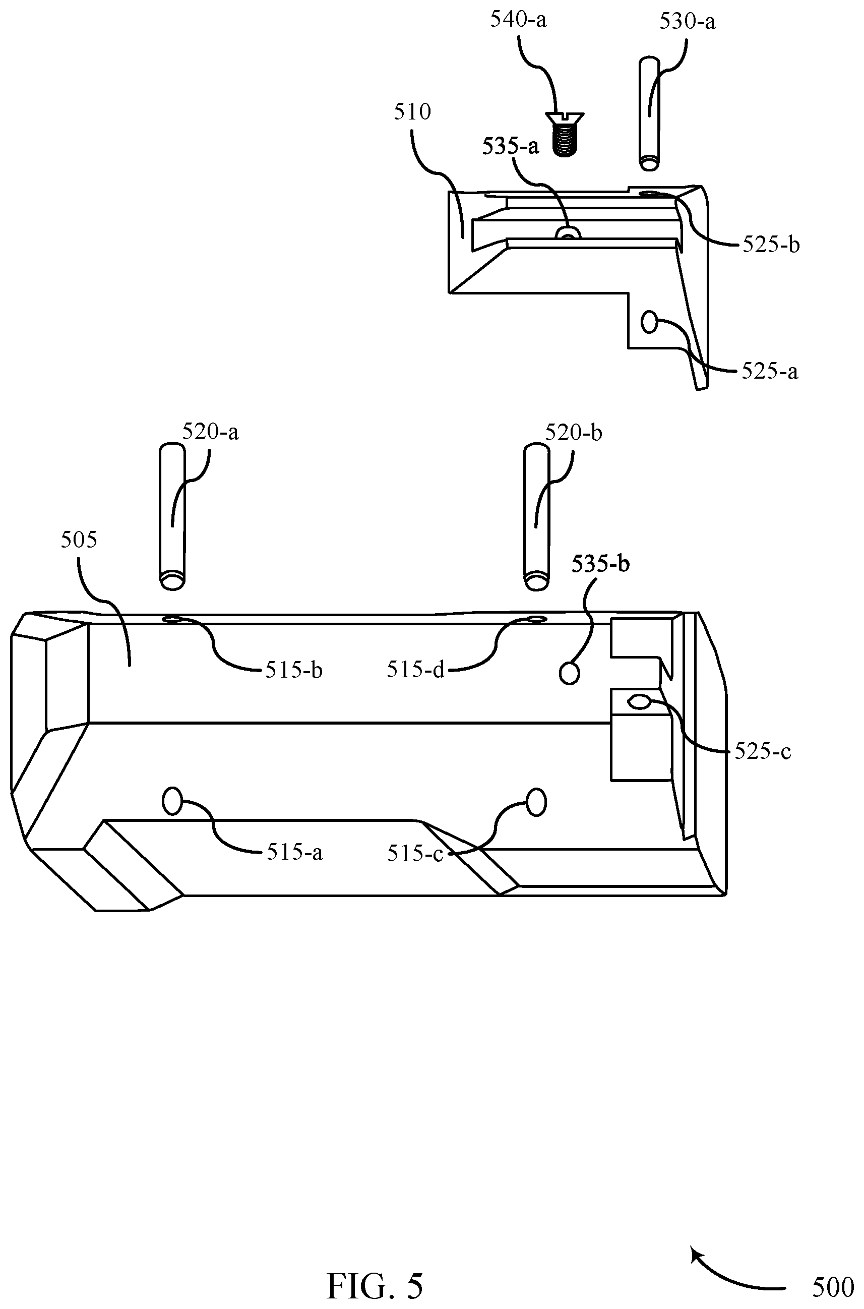 Patent US12332010 Figure 5 – Weapon slide cover