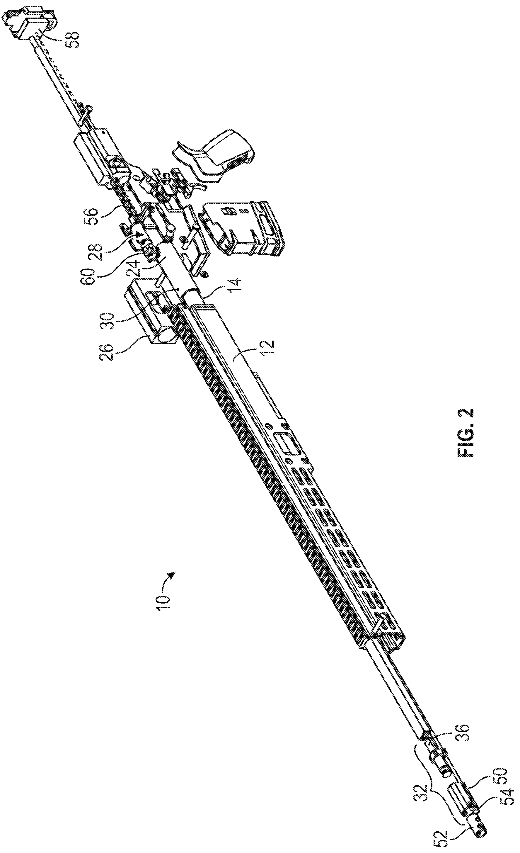 Patent US12332012 Figure 2 – Gas-operated firearm