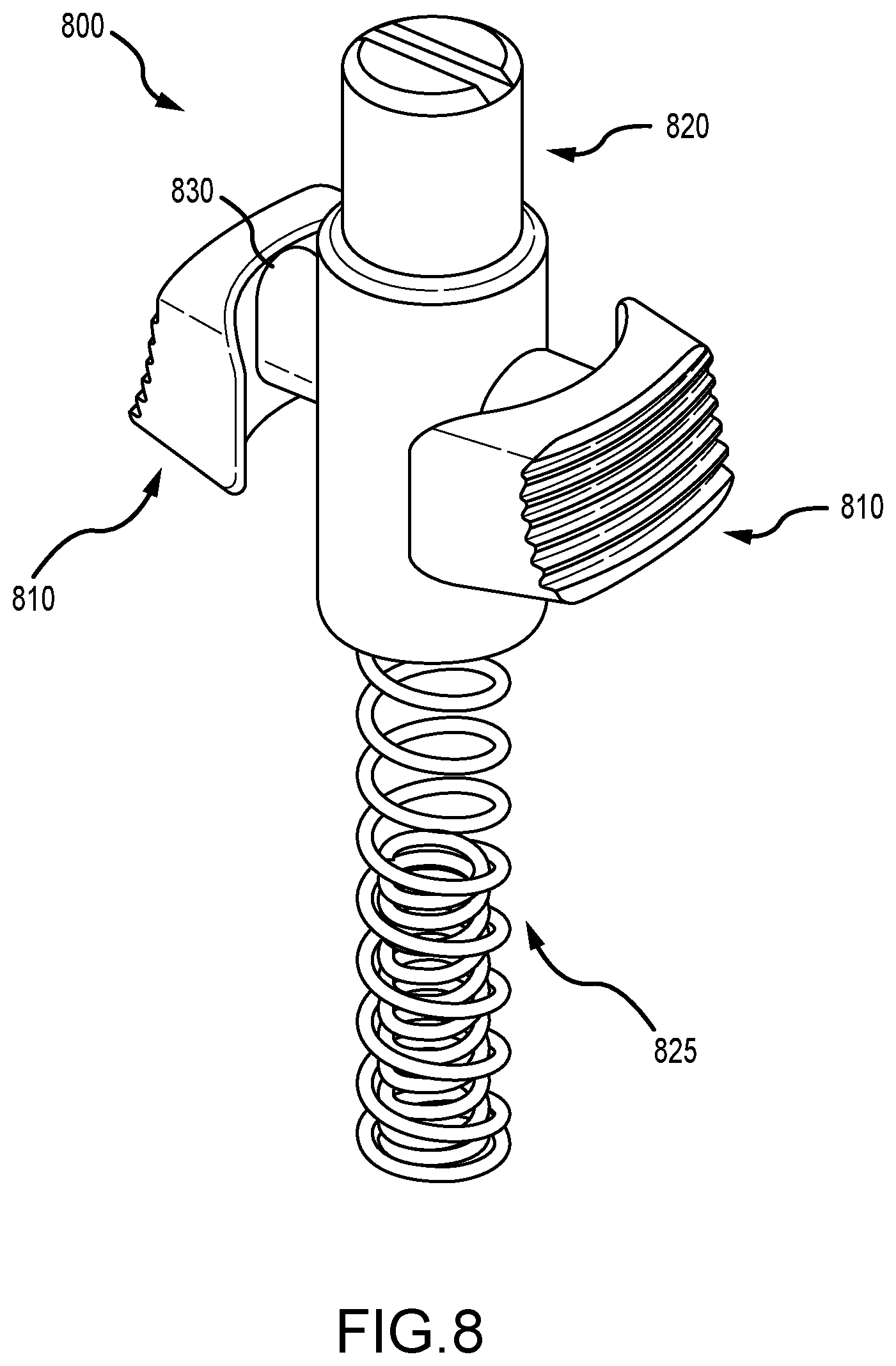 Patent US12332016 Figure 8 – Firearm stock or arm brace
