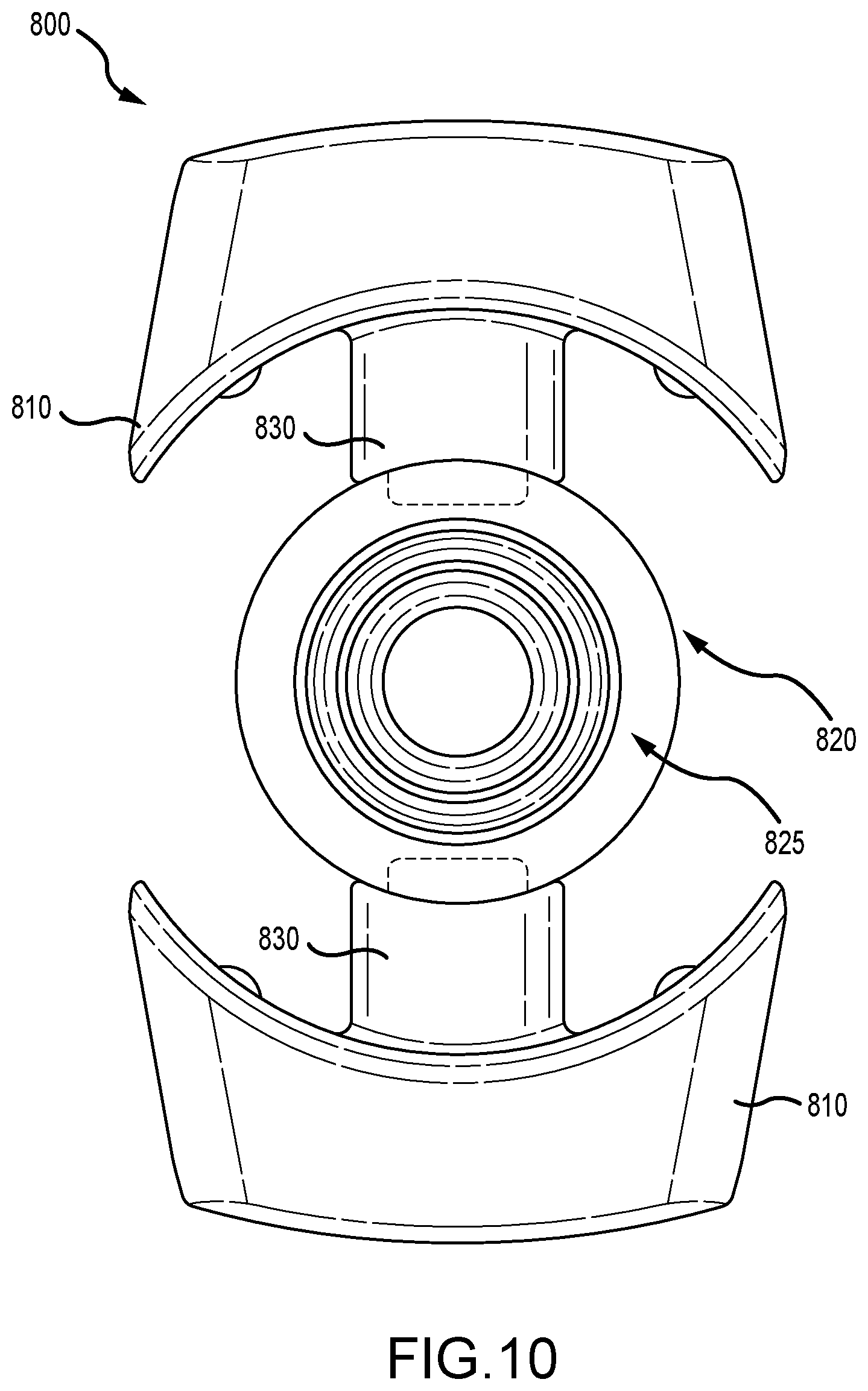 Patent US12332016 Figure 10 – Firearm stock or arm brace