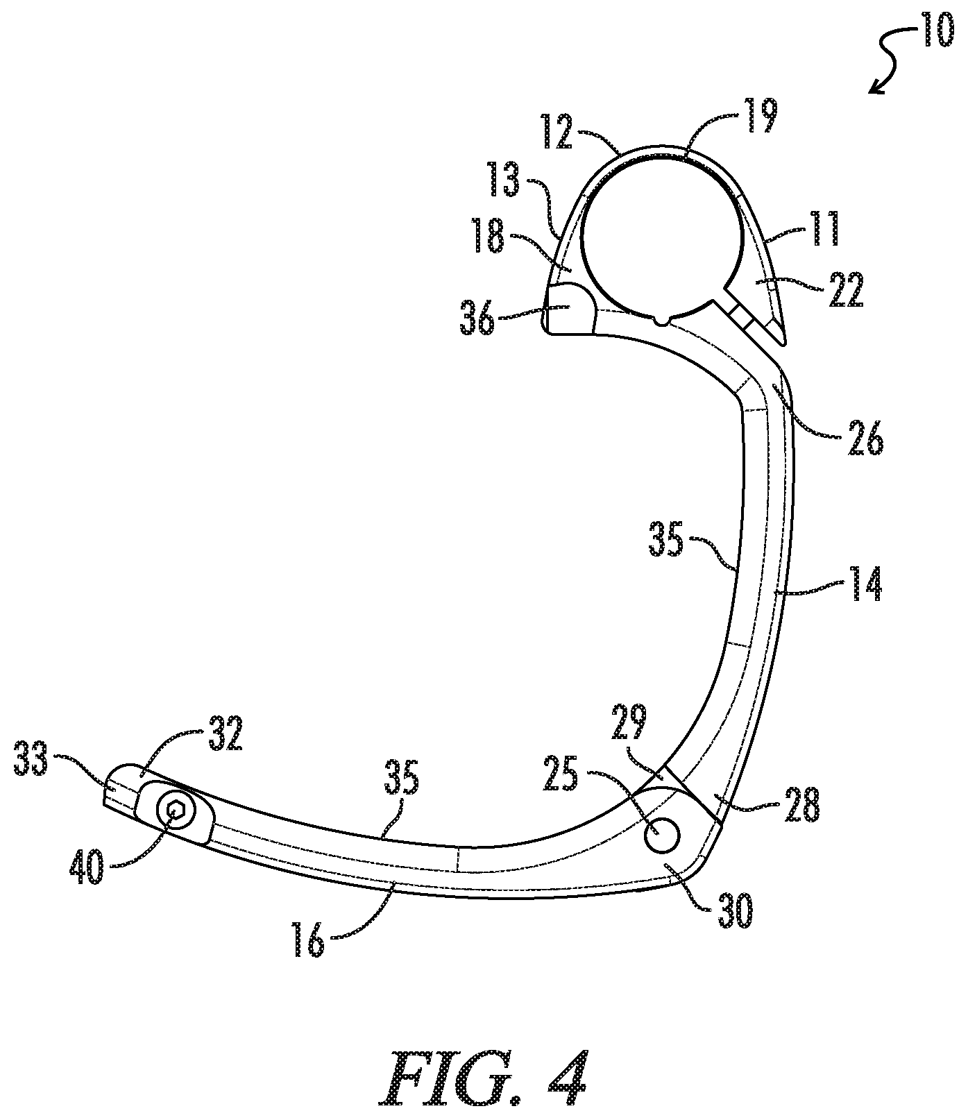 Patent US12332017 Figure 3 – Handgun brace