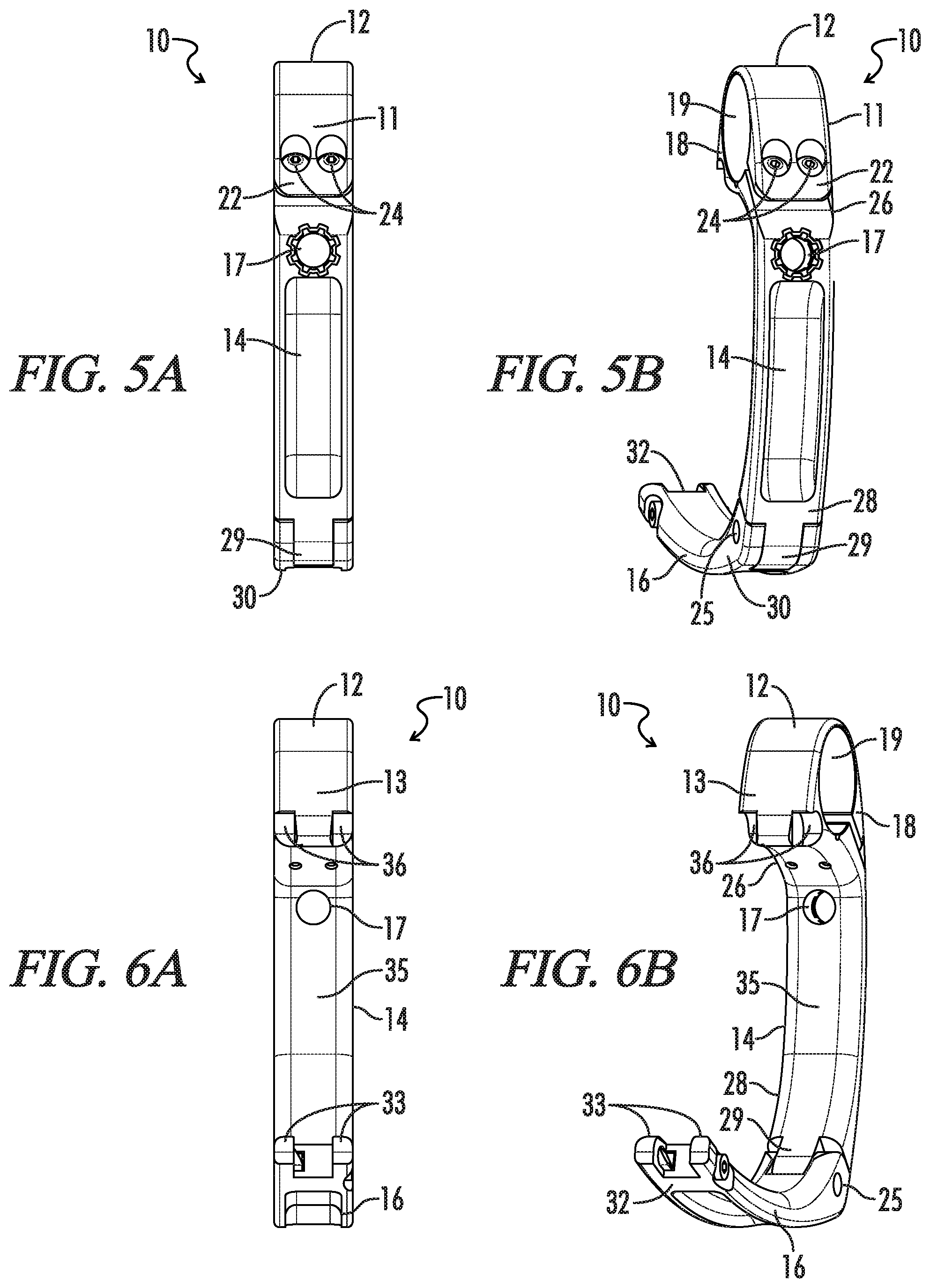 Patent US12332017 Figure 4 – Handgun brace