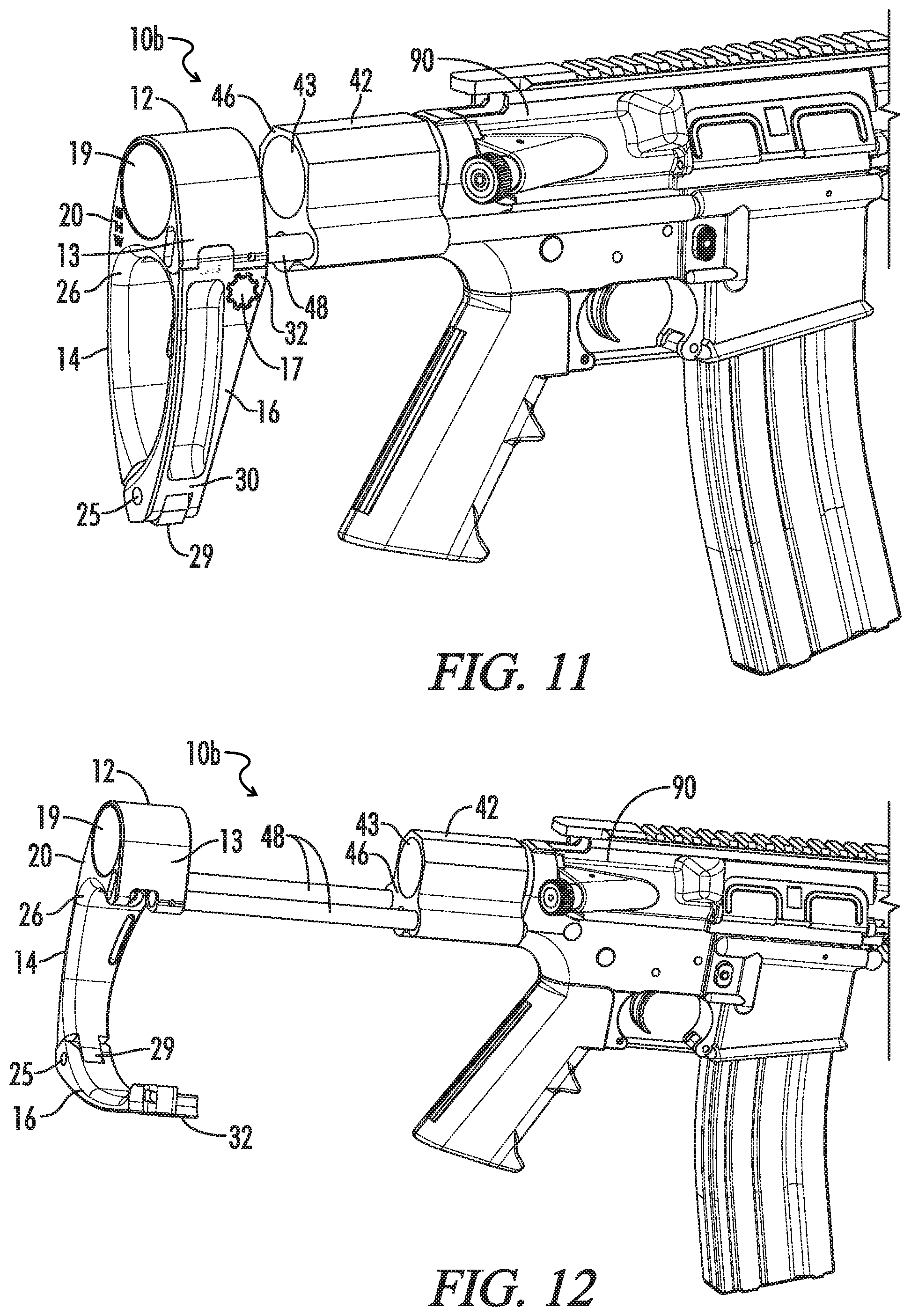 Patent US12332017 Figure 7 – Handgun brace