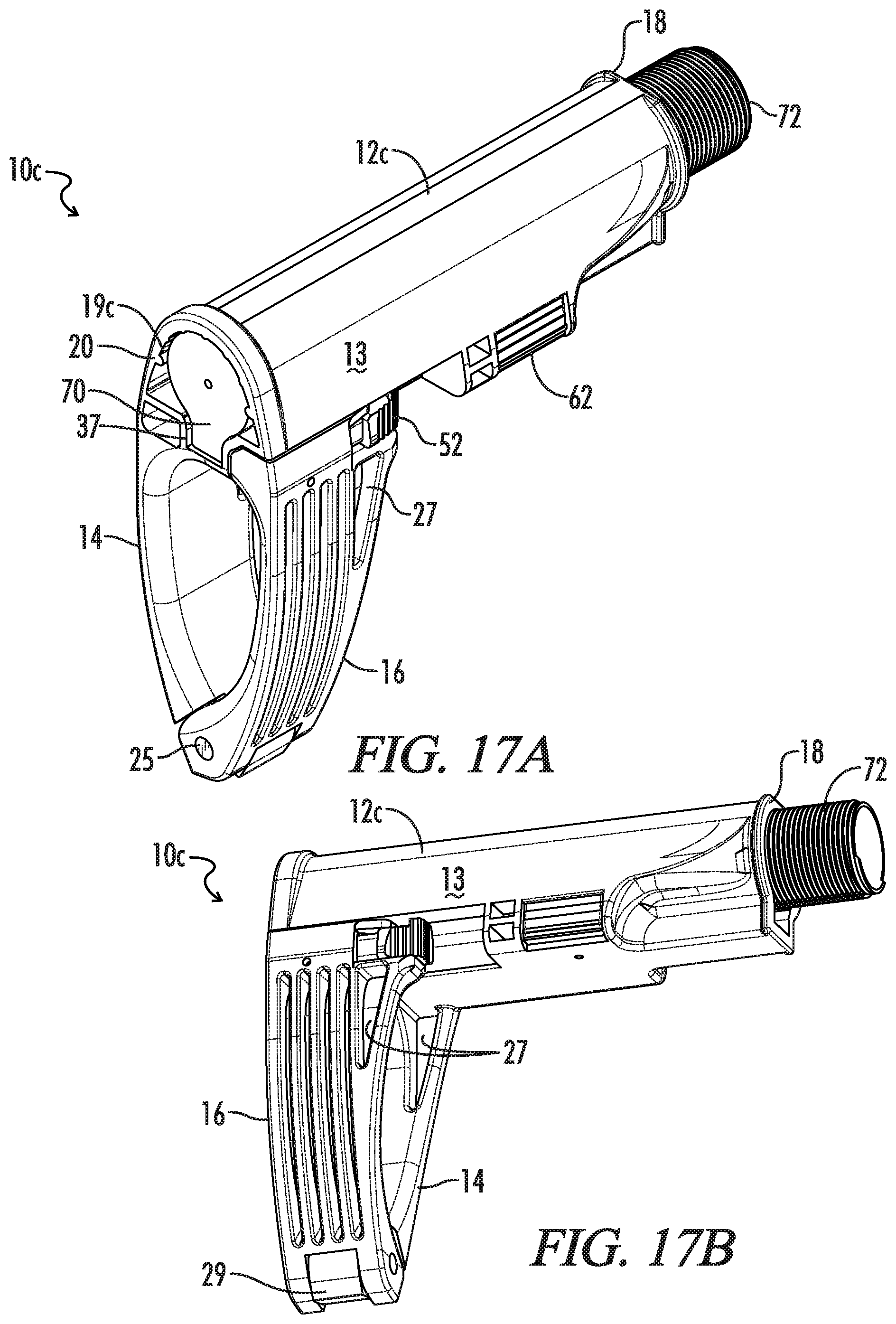 Patent US12332017 Figure 11 – Handgun brace