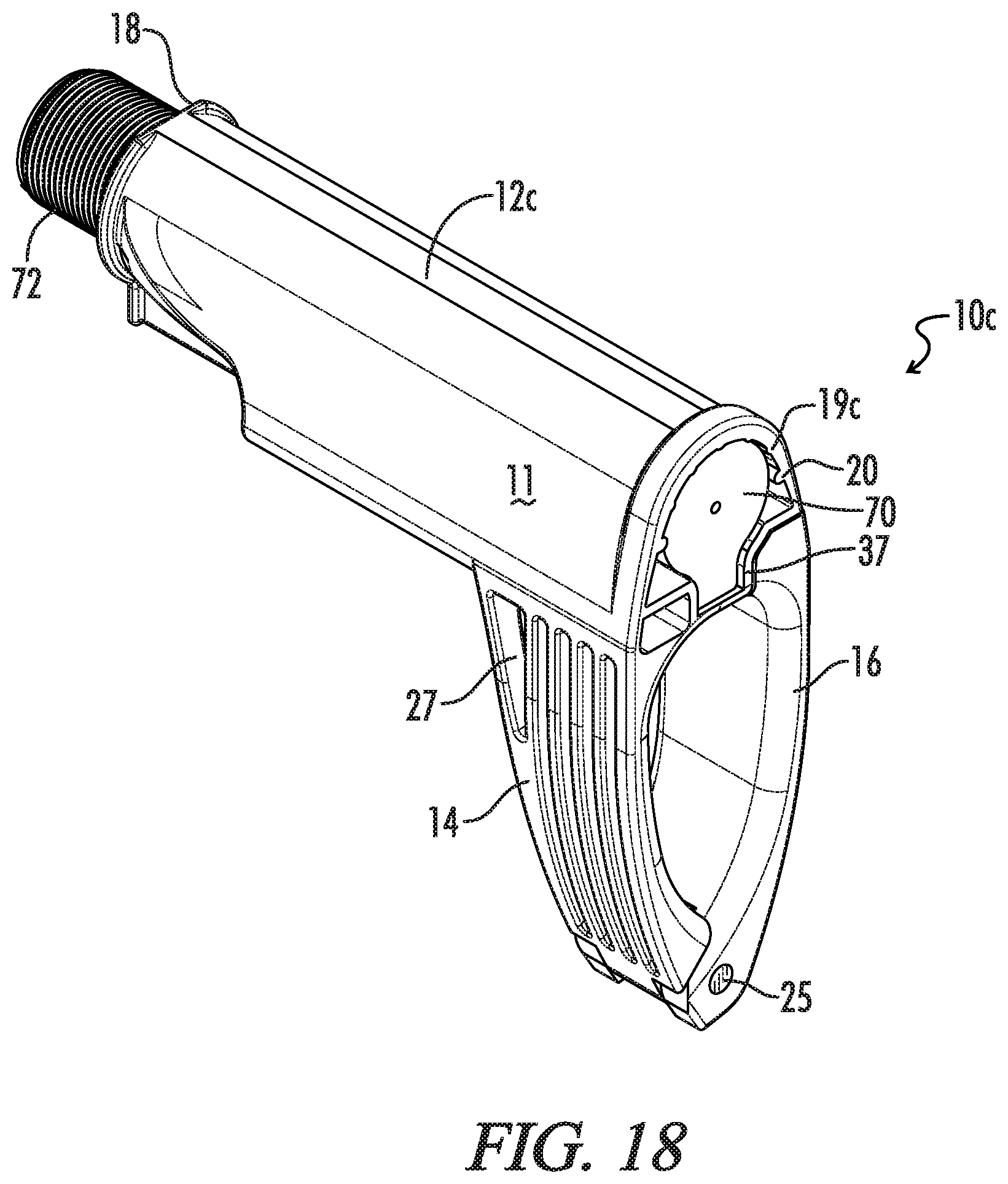 Patent US12332017 Figure 12 – Handgun brace
