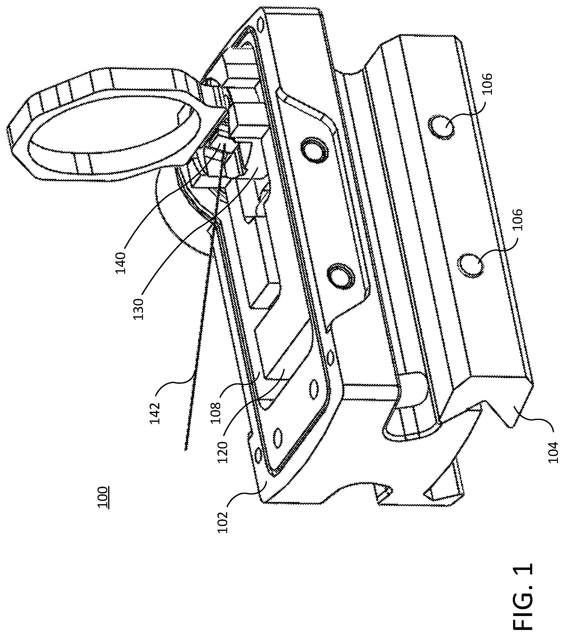 Patent US12332019 — Adjustable target sight — Figure 1