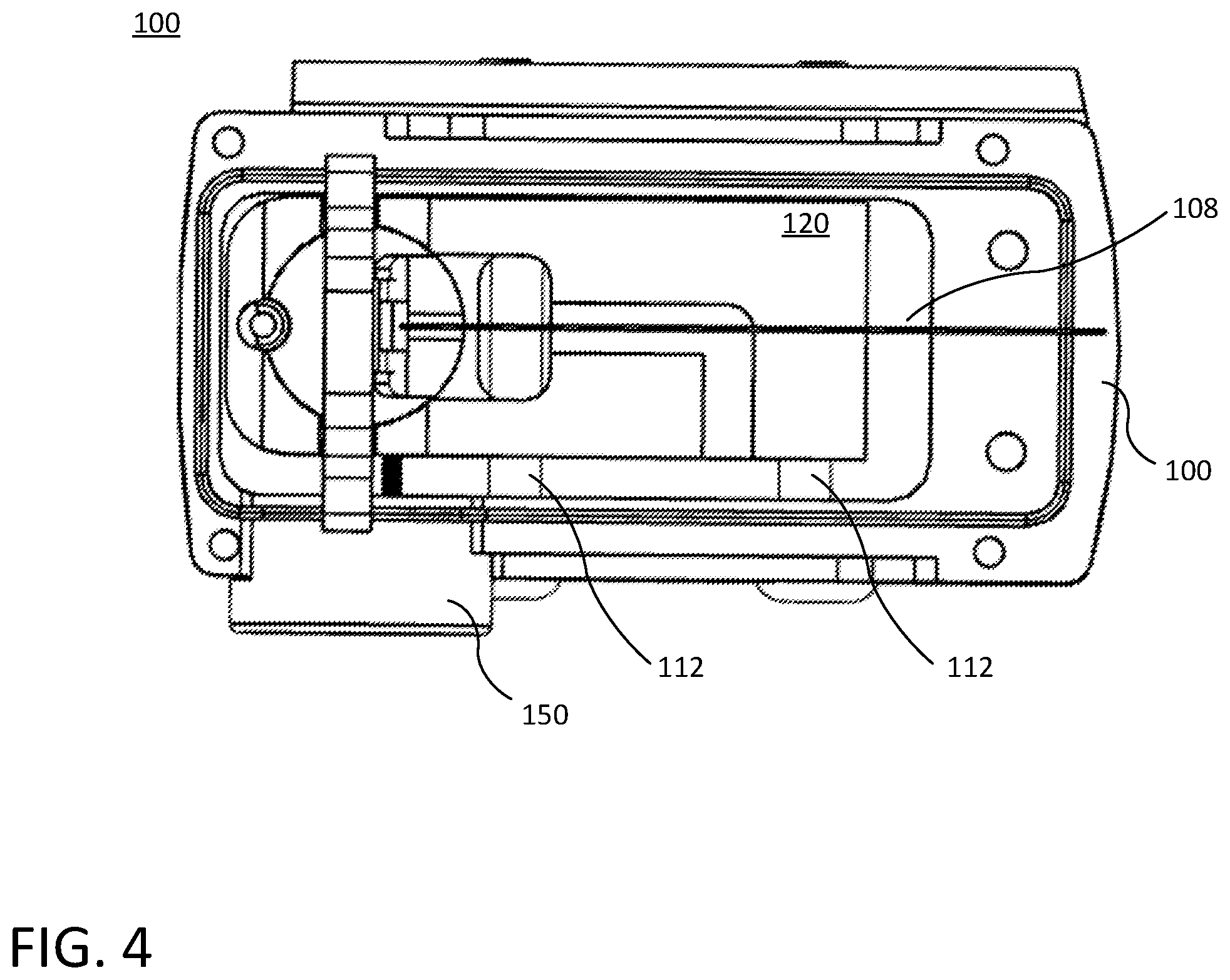Patent US12332019 Figure 4 – Adjustable target sight